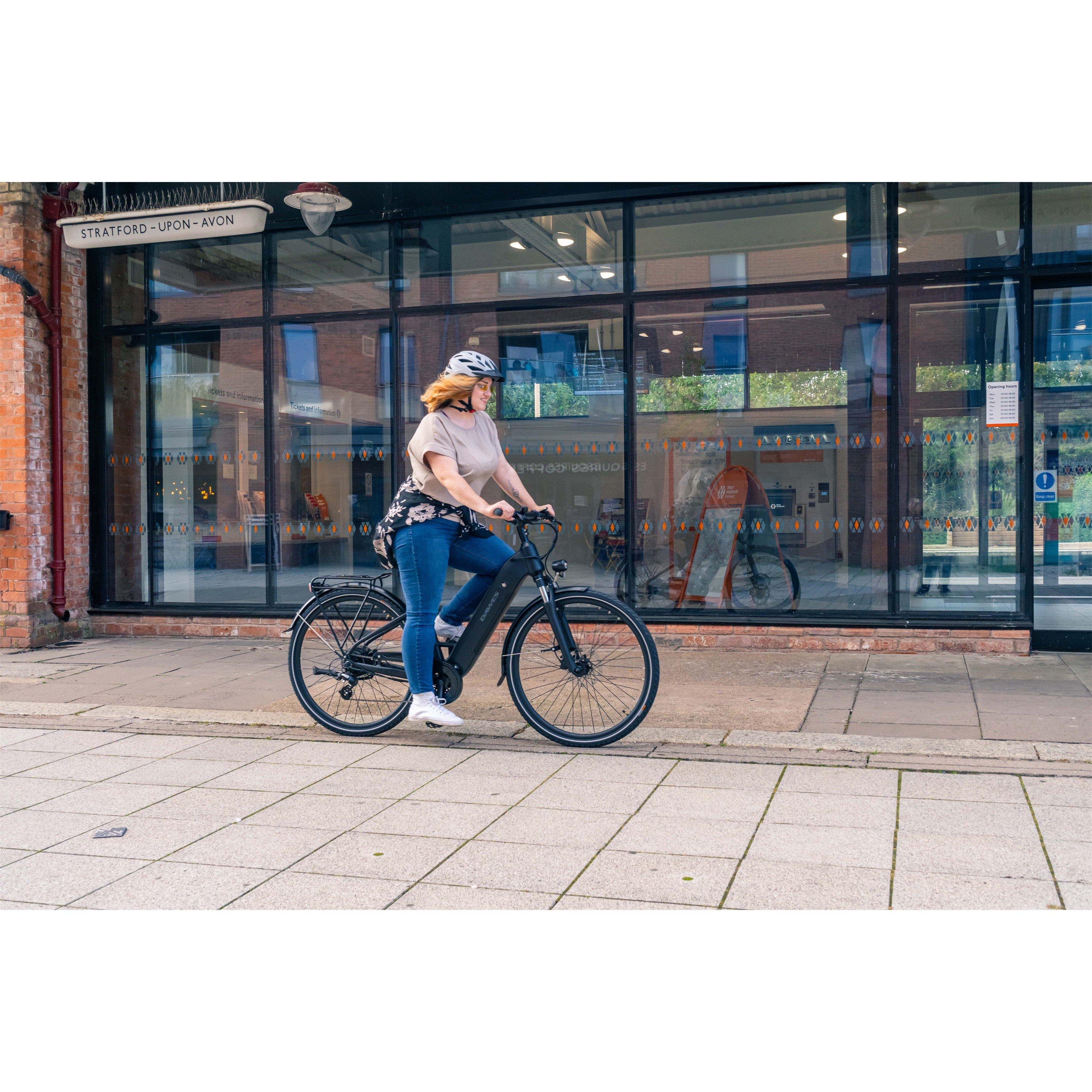 Black - Dawes - Dawes Spire 1.0 Low Step Electric Hybrid Bike - 9