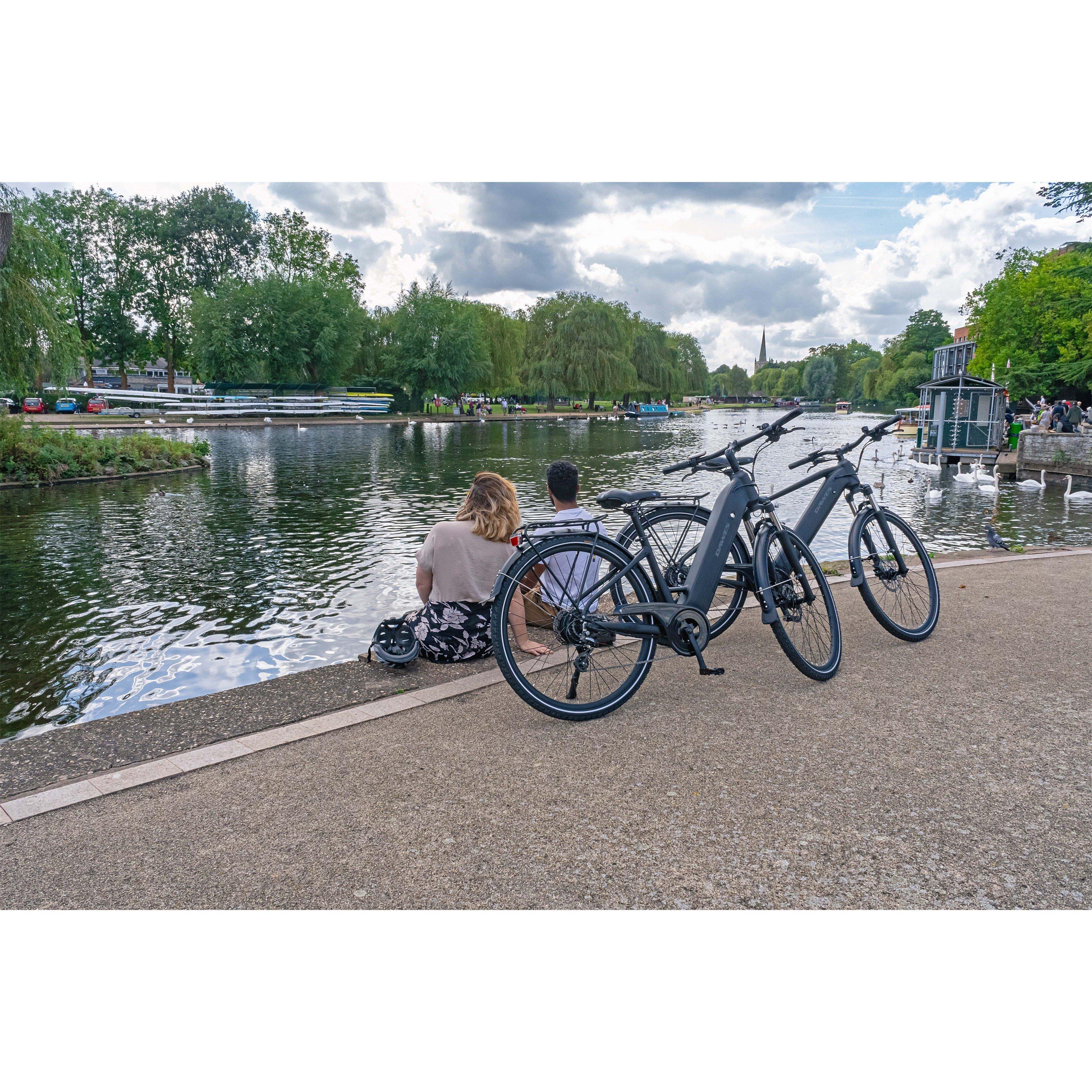 Black - Dawes - Dawes Spire 1.0 Low Step Electric Hybrid Bike - 10