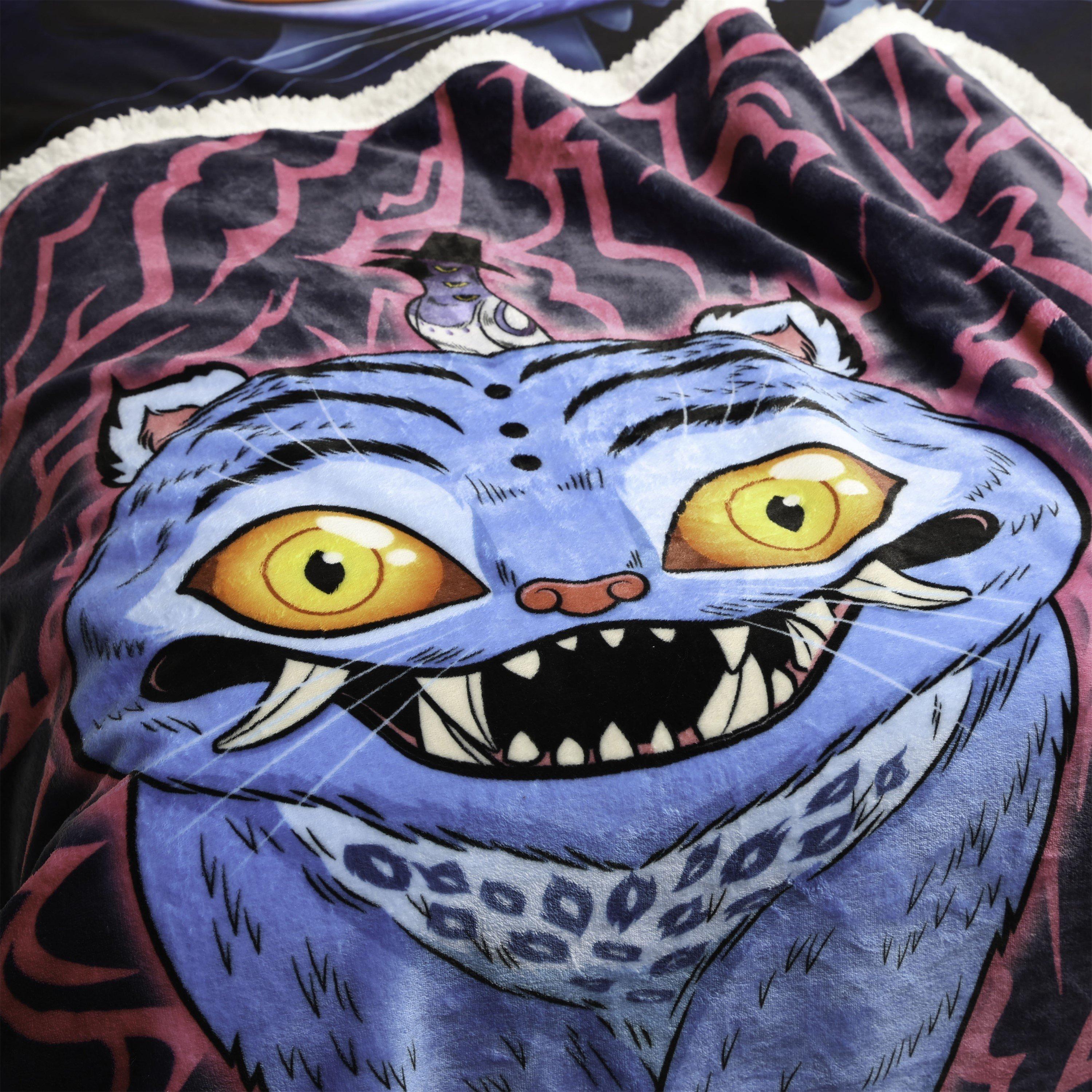 Pink - K Pop Demon Hunters - Kpop Demon Hunters Pink Sherpa Back Fleece Blanket - 10
