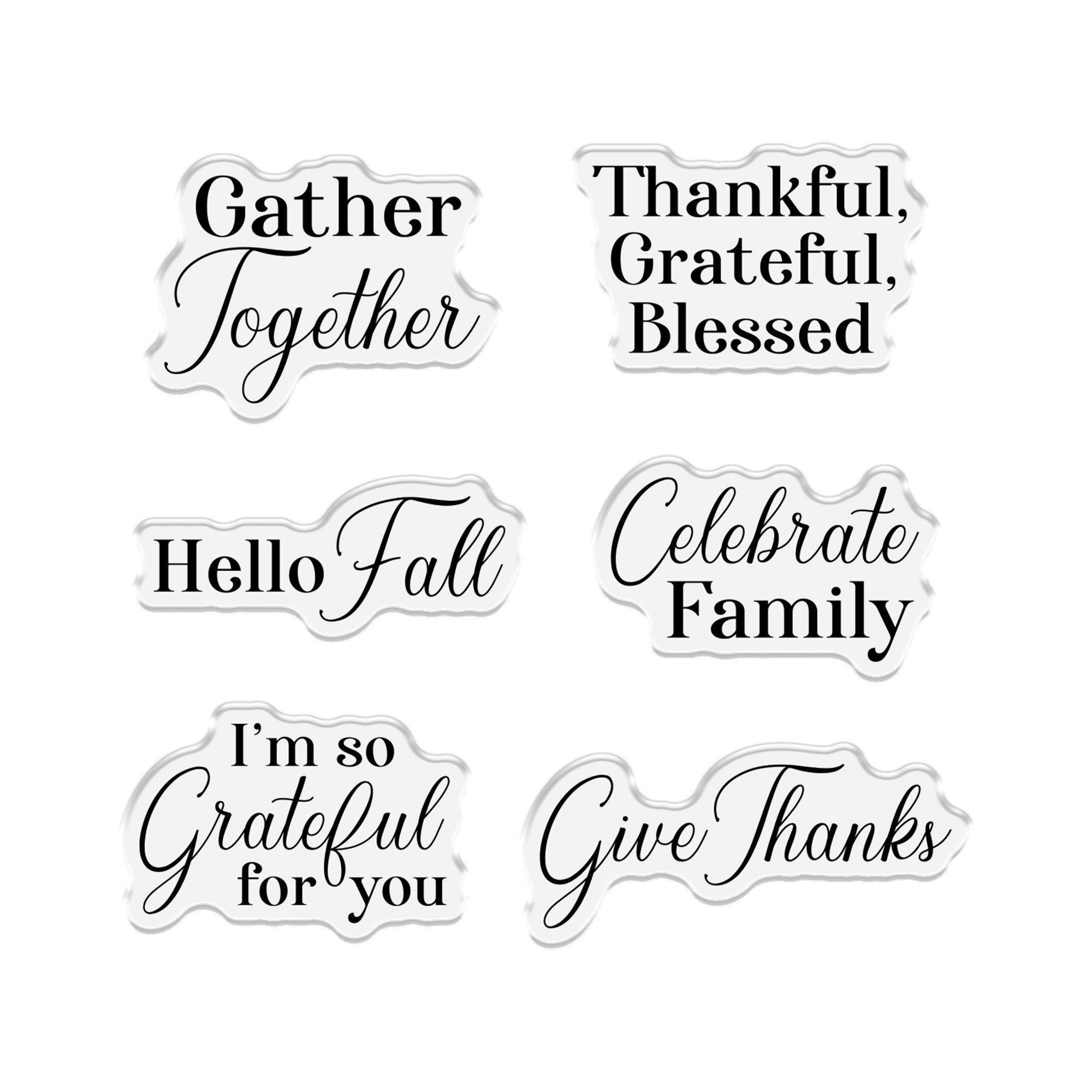 Multi - Crafters Companion - Cornucopia Stamp & Die - 3