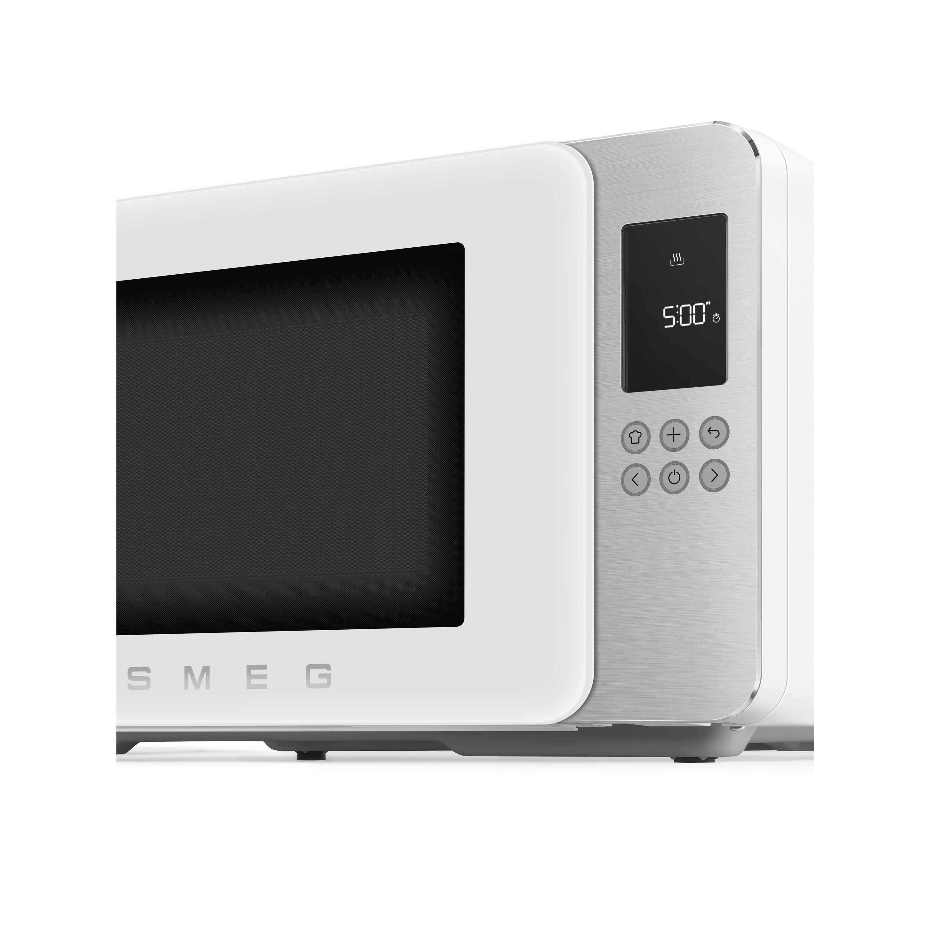 Matte White - Smeg - Smeg Microwave with Grill 29L 18 Pre-sets 4 Fun - 3