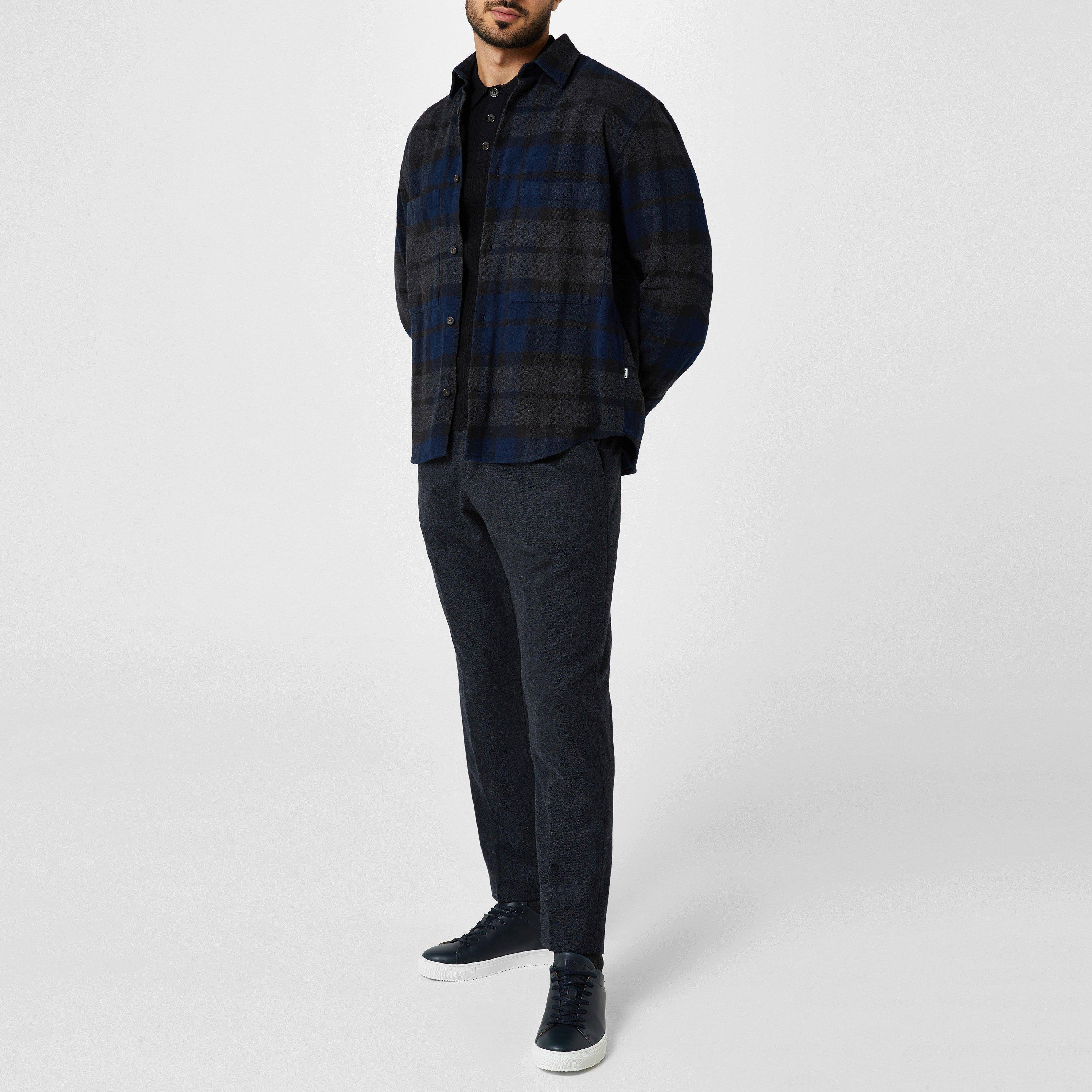 Navy - NN07 - Men's Bill Tapered Trousers - 2