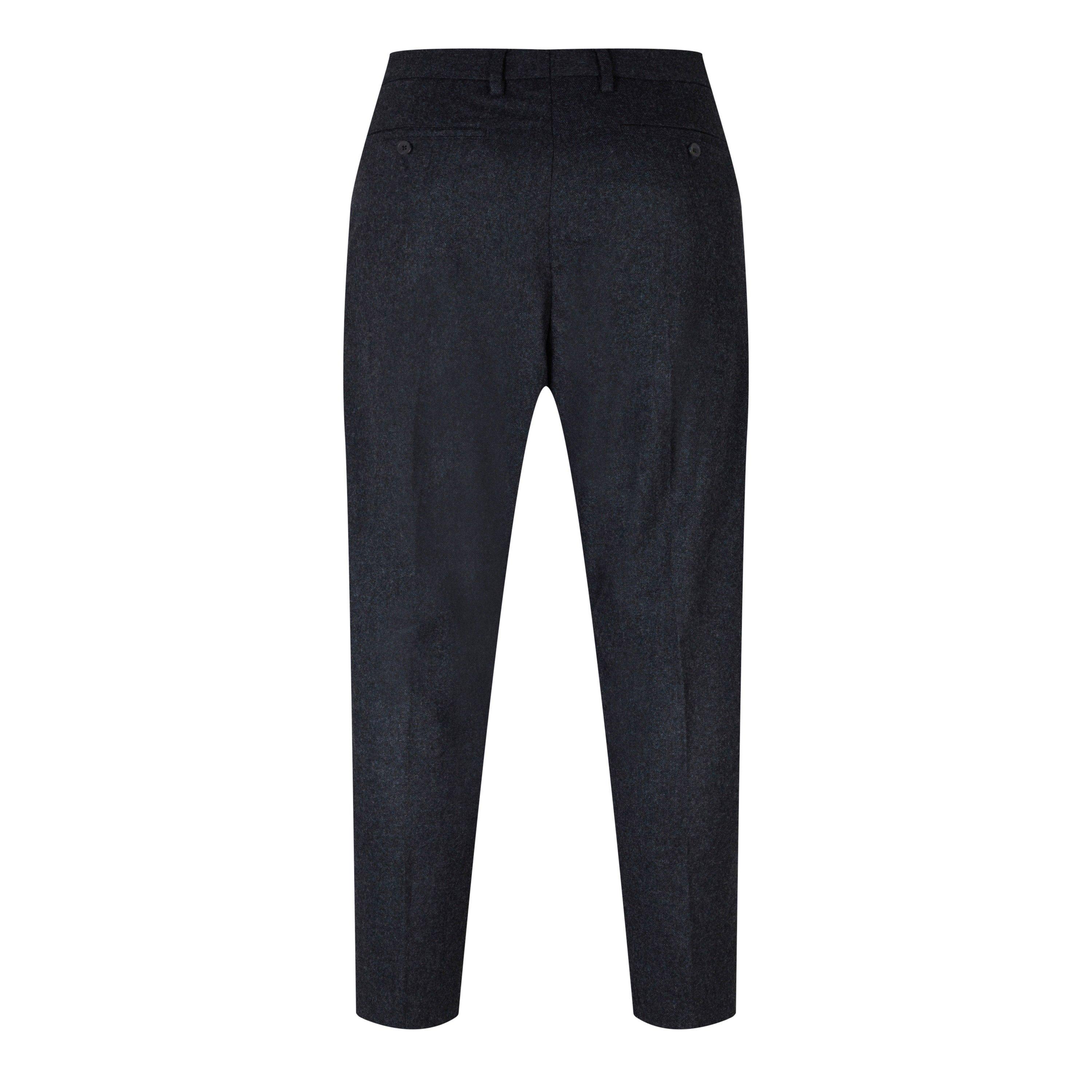 Navy - NN07 - Men's Bill Tapered Trousers - 5