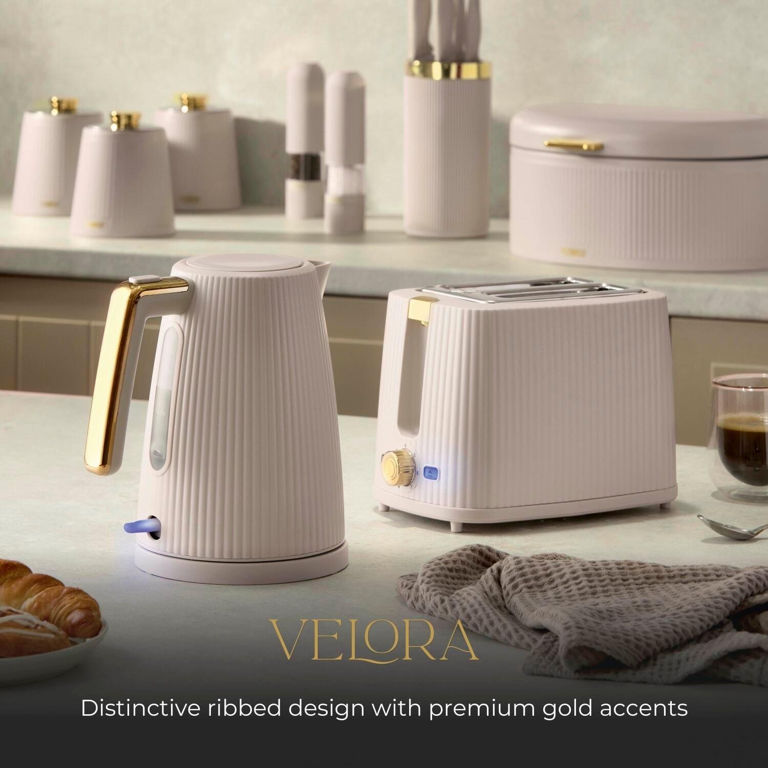 Matte Stone & G - Tower - Tower Velora 2 Slice Toaster 7 Browning Levels - 6