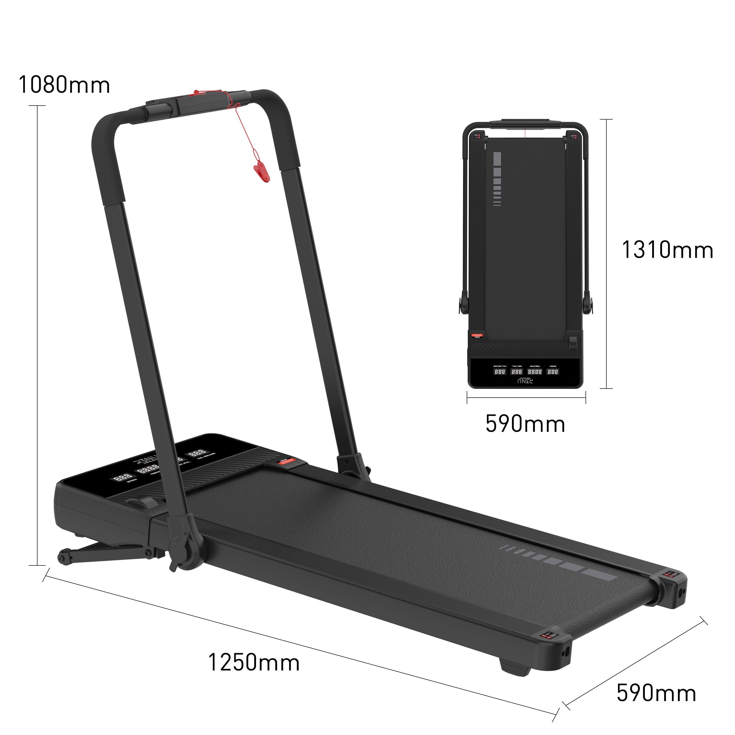 Black - R3NU - R3NU Walking Pad - 3