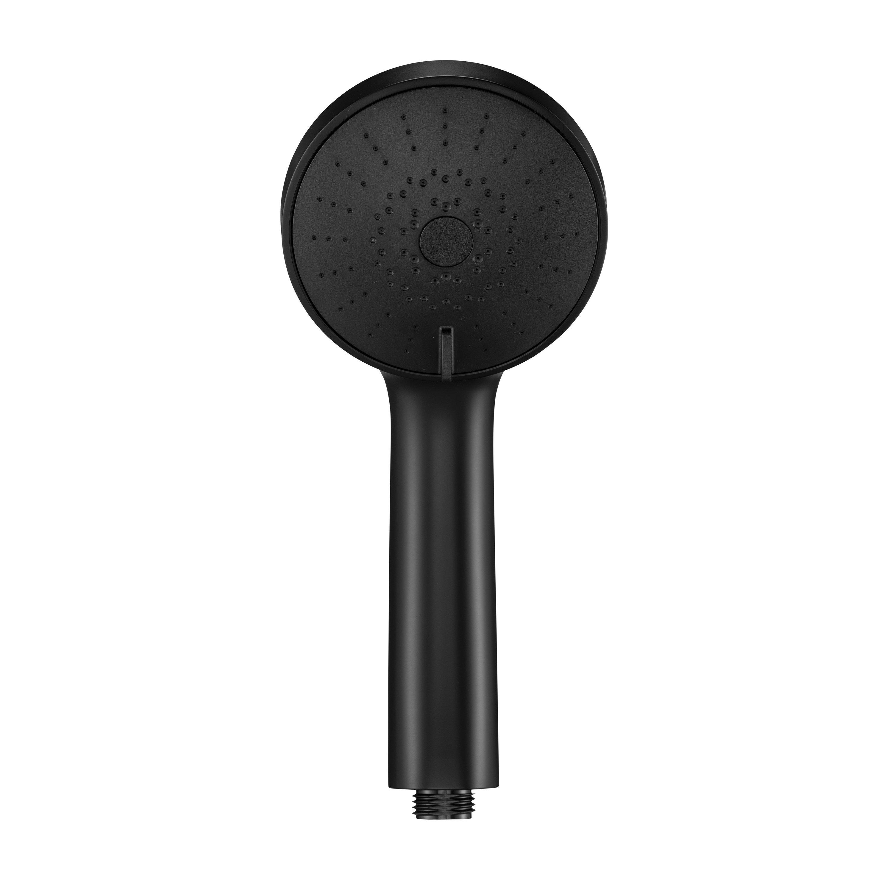 Black - Croydex - Presion Pressure Boost 5 Function Shower Head - 3
