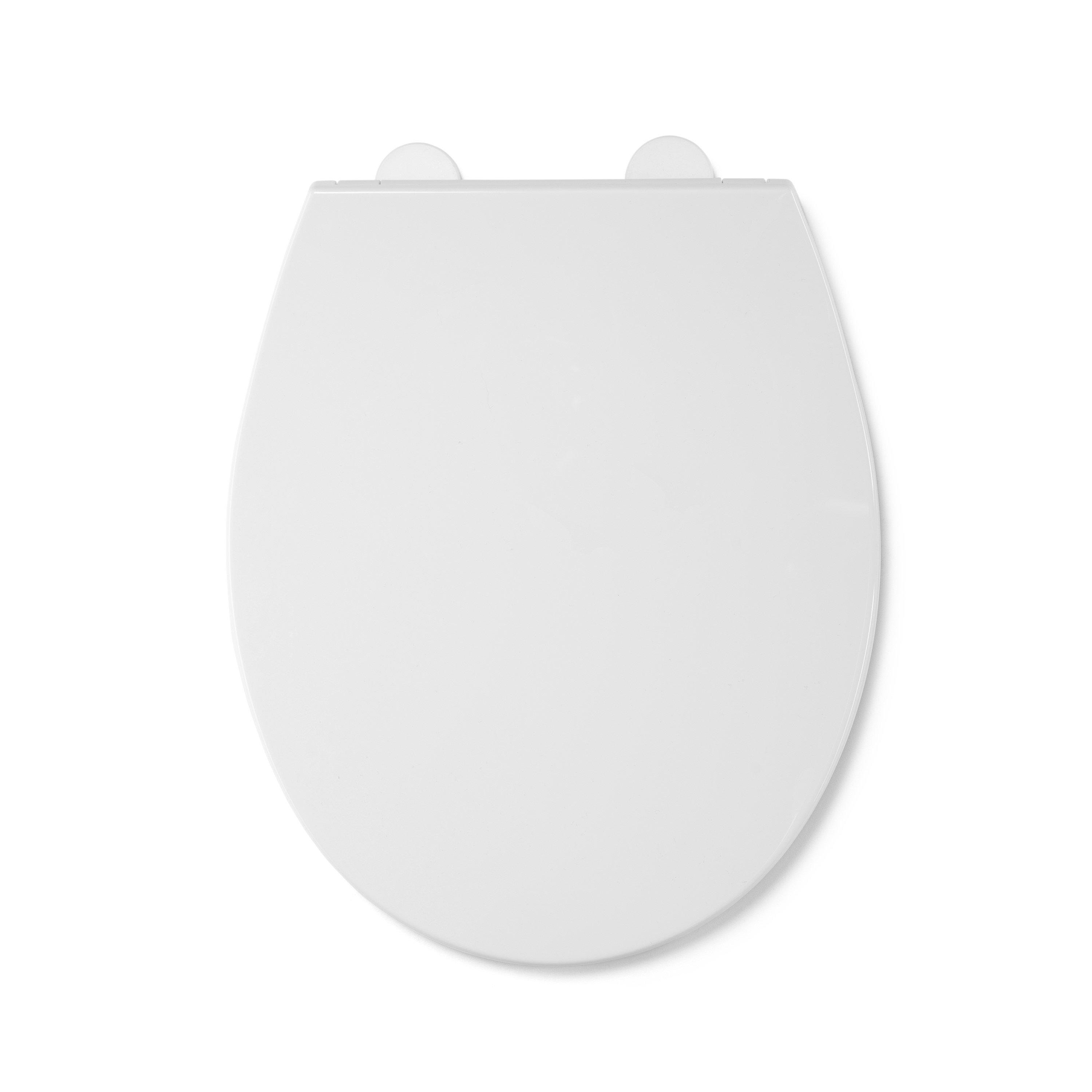 White - Croydex - Capri Soft Close Toilet Seat - 2