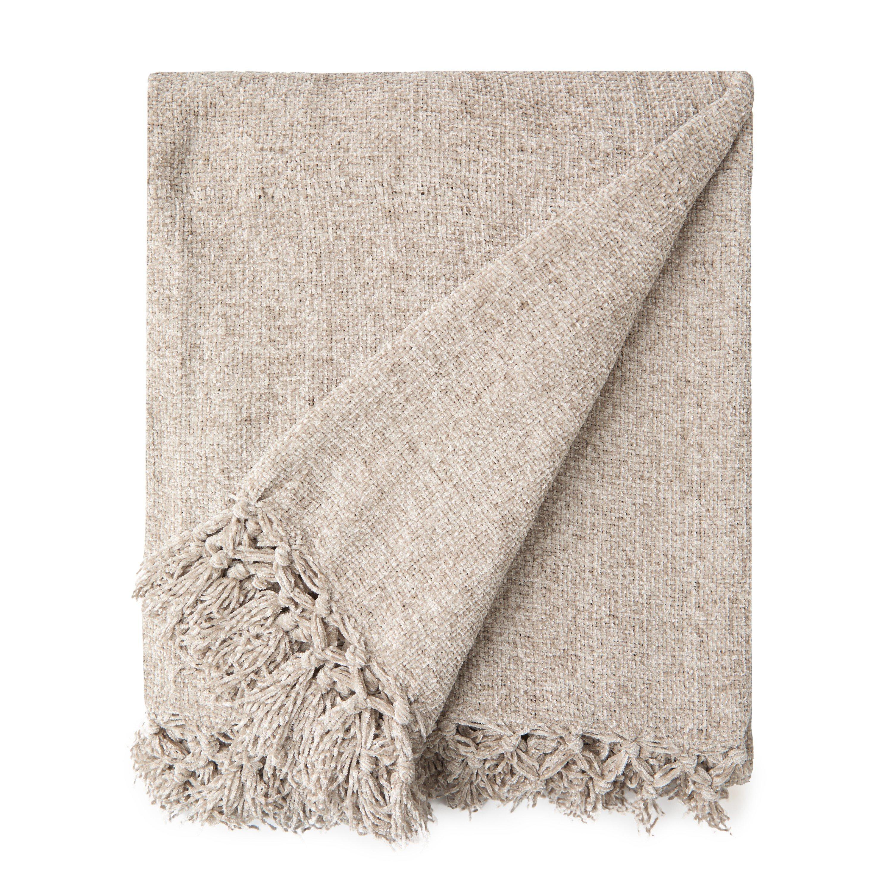 Throw Blanket Soft Chenille Darcy
