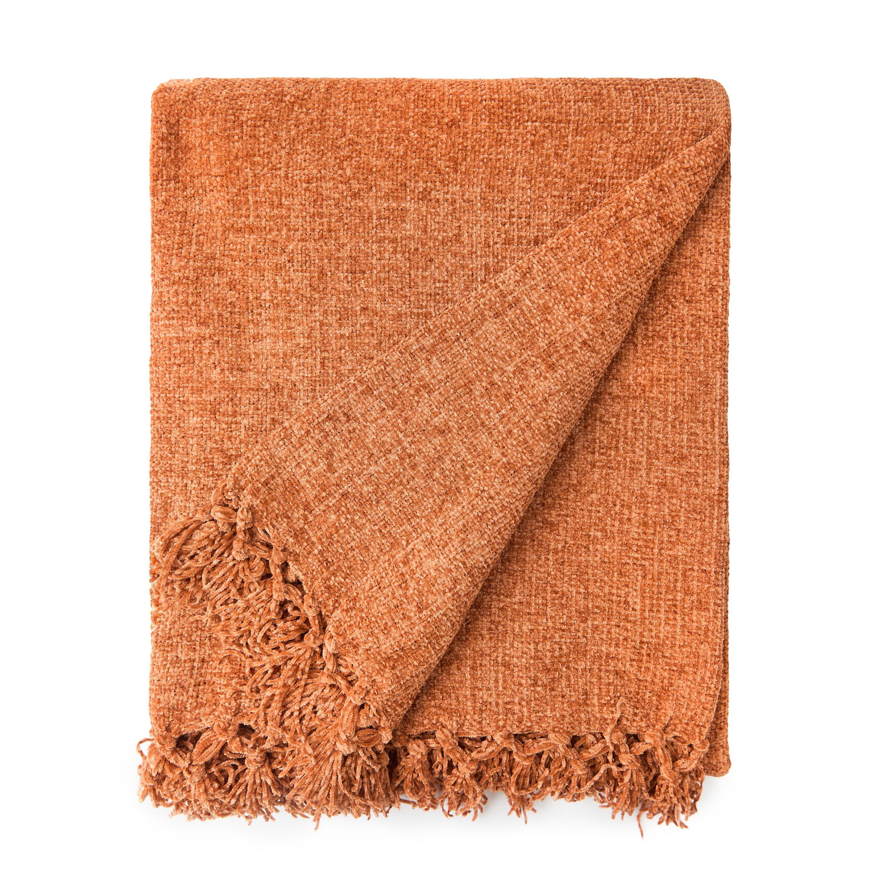 Throw Blanket Soft Chenille Darcy