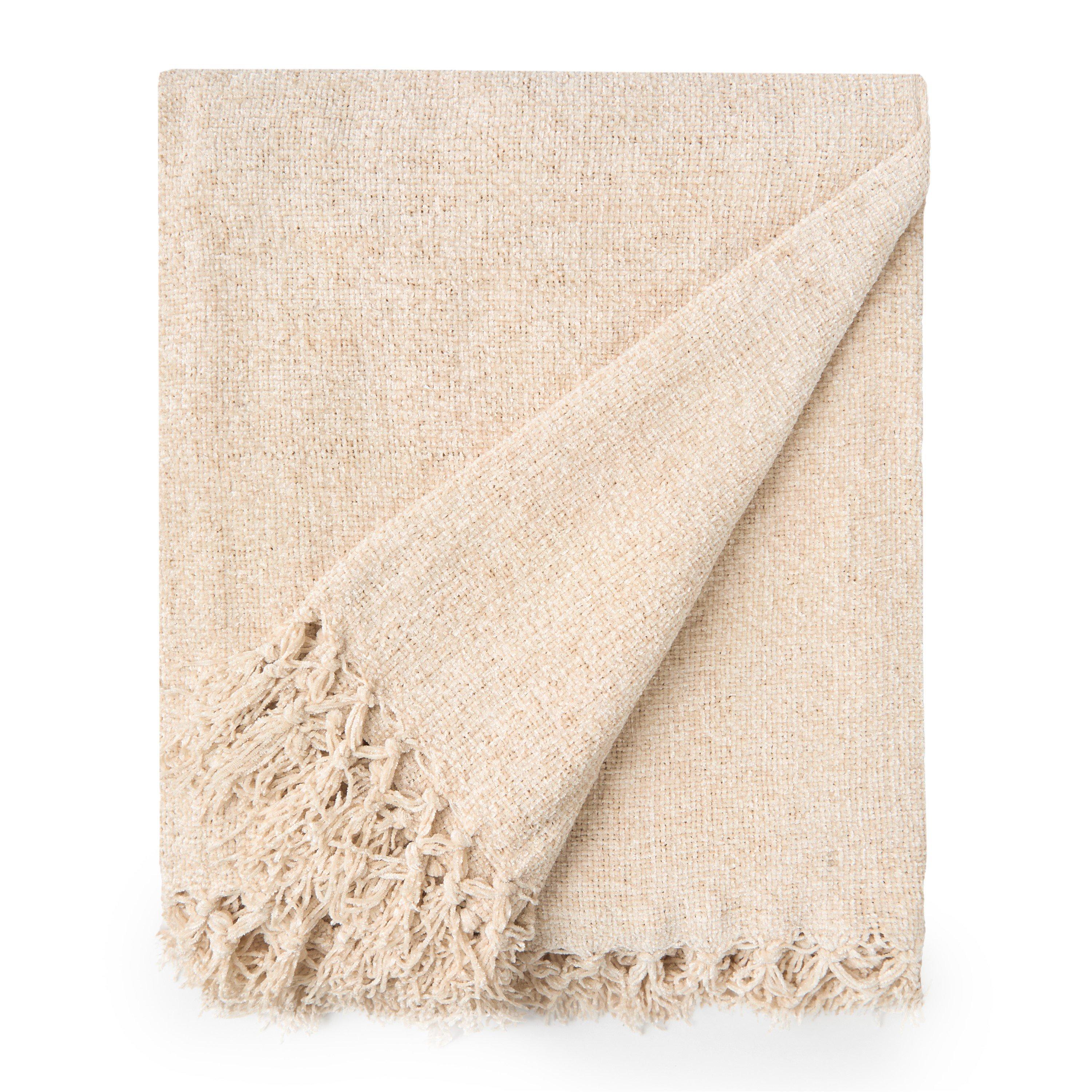 Throw Blanket Soft Chenille Darcy