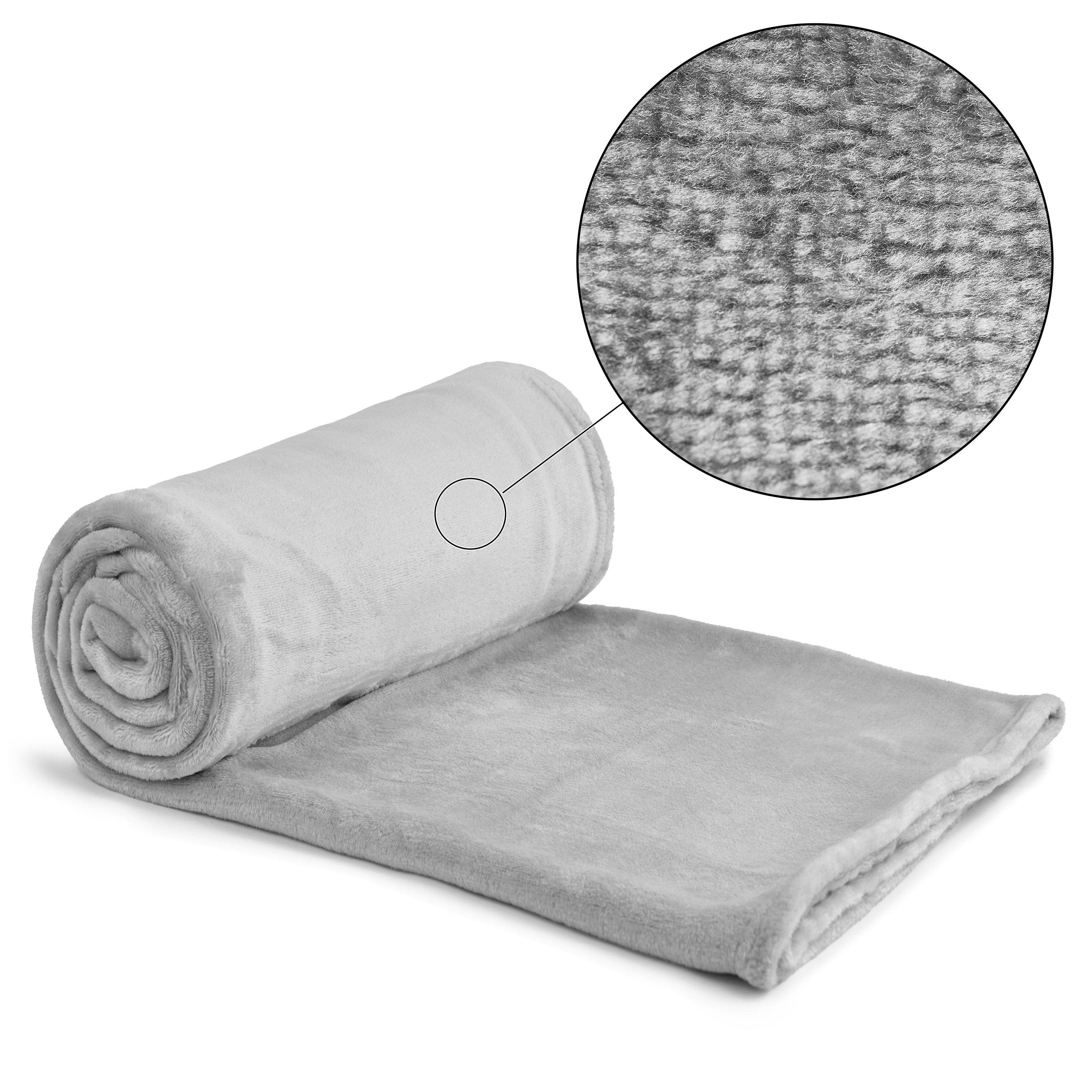 Snug Throw Blanket Flannel Fleece Super Soft