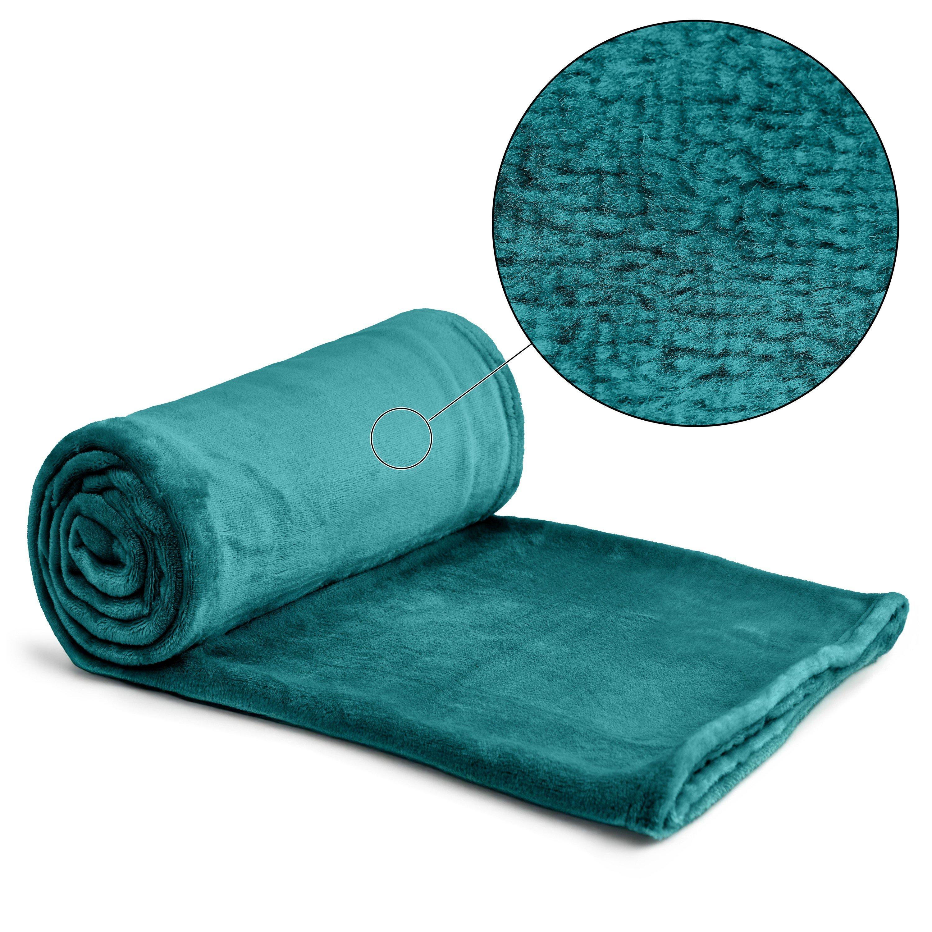 Emerald Green - Emma Barclay - Snug Throw Blanket Flannel Fleece Super Soft - 1