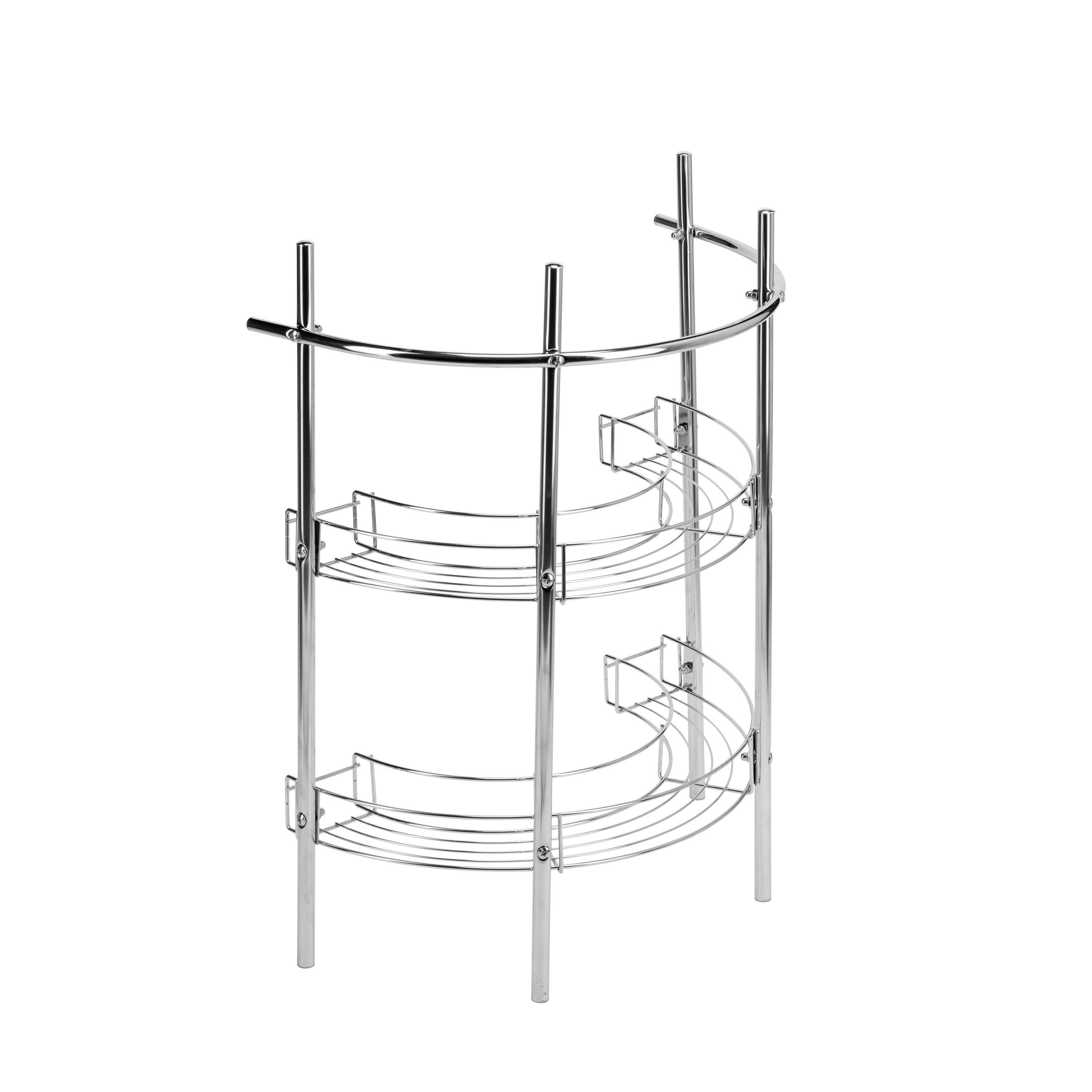 Chrome - Croydex - Under Basin Bathroom Storage Unit - 2