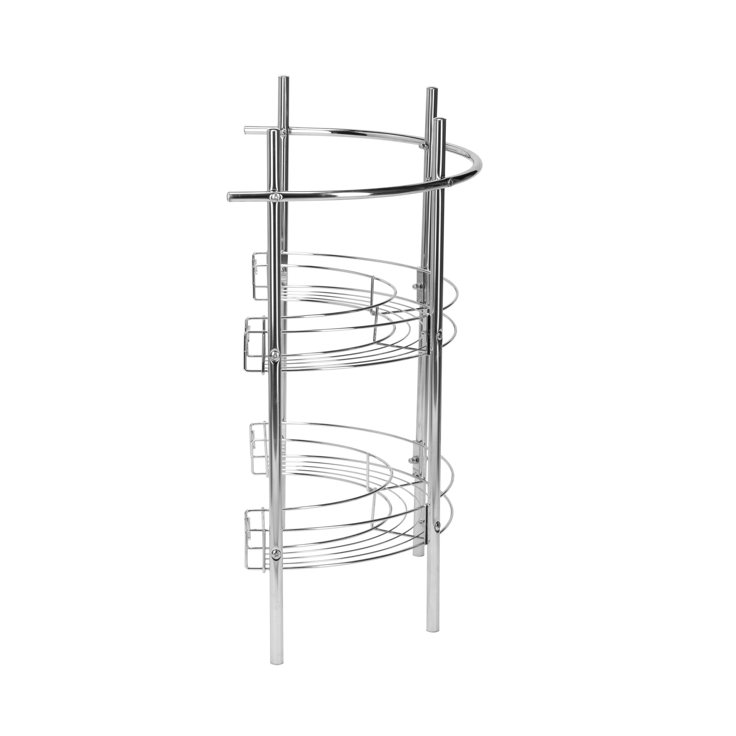 Chrome - Croydex - Under Basin Bathroom Storage Unit - 4
