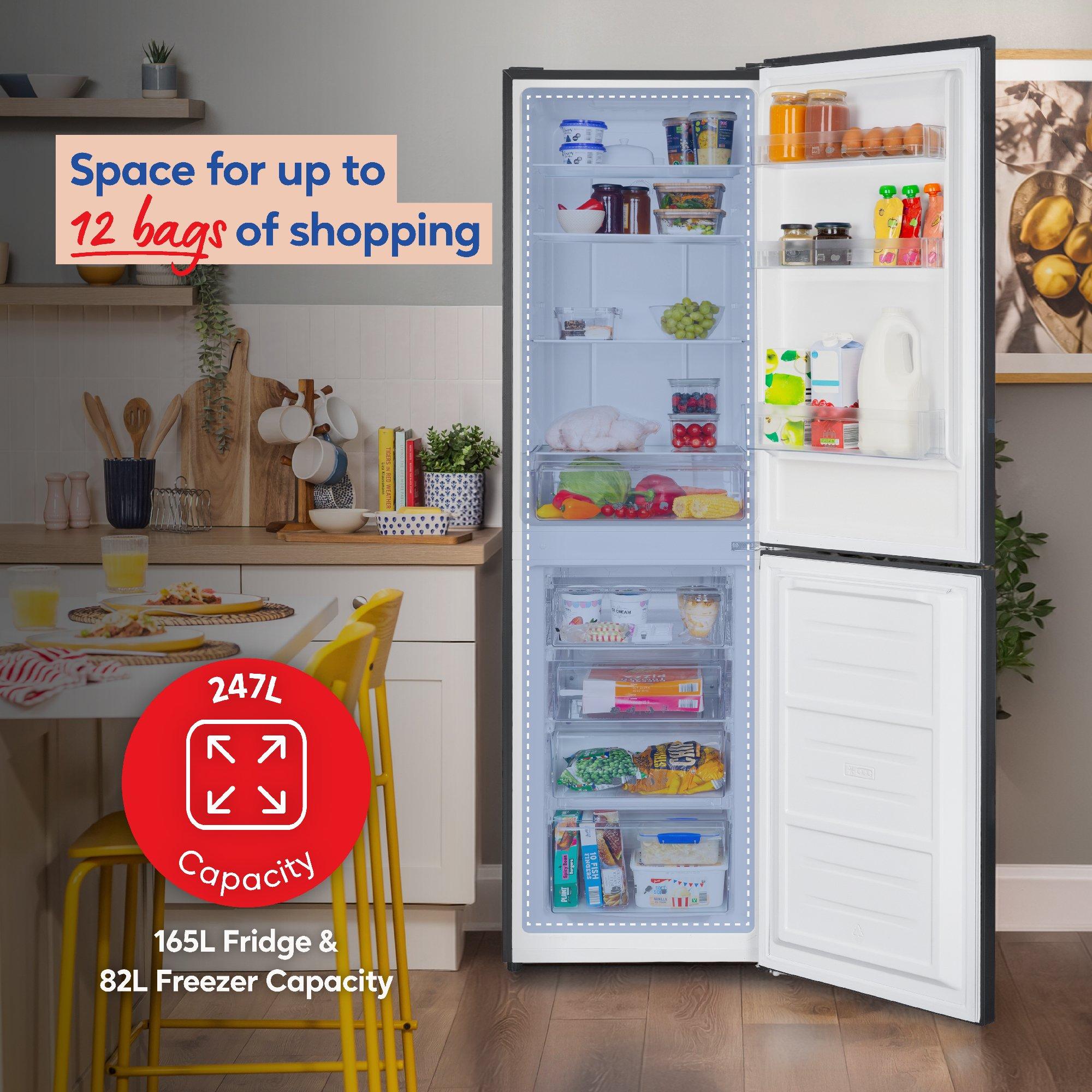 Black Steel - Russell Hobbs - RH181TNF552E2DI 247L Total No Frost Fridge Freezer - 2