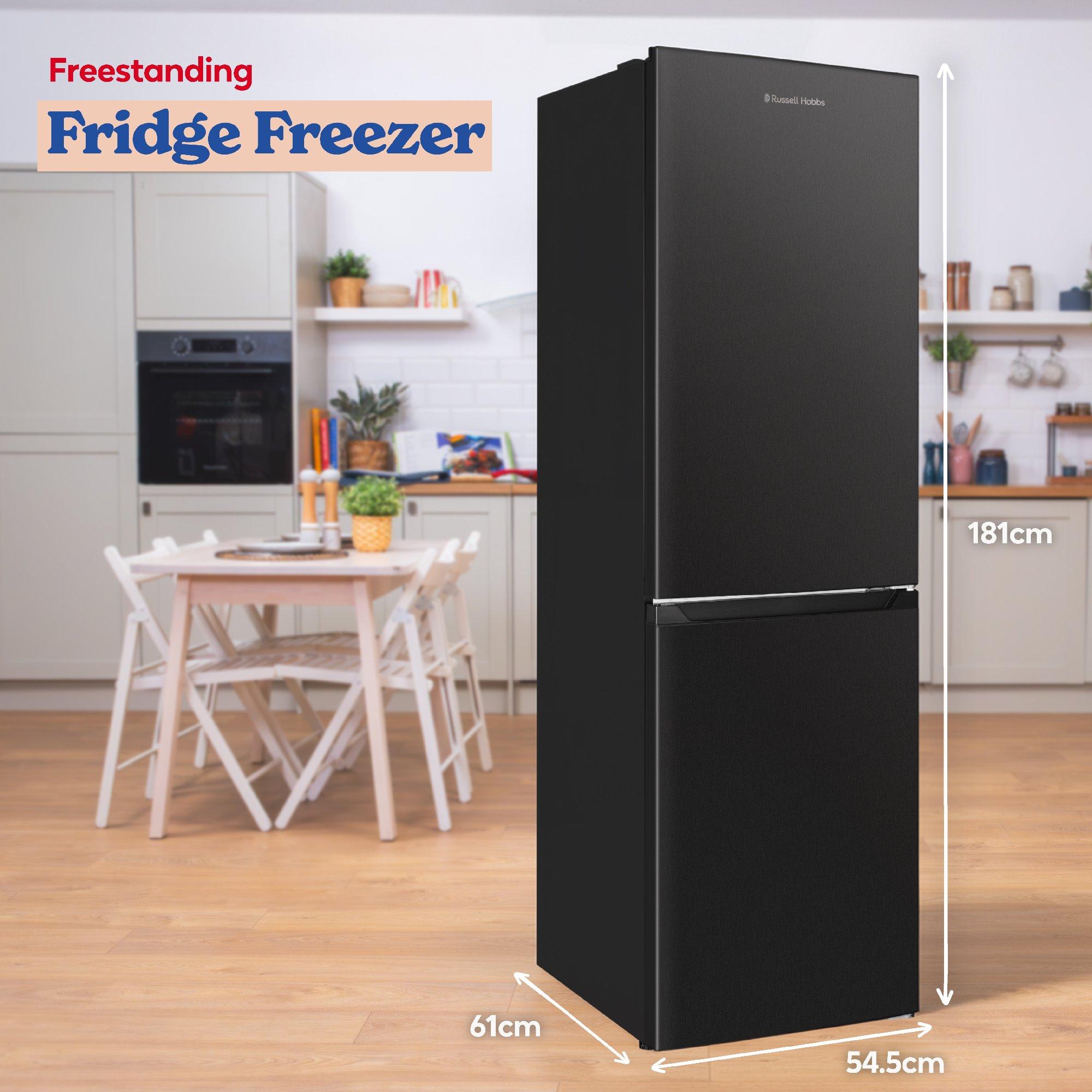 Black Steel - Russell Hobbs - RH181TNF552E2DI 247L Total No Frost Fridge Freezer - 4