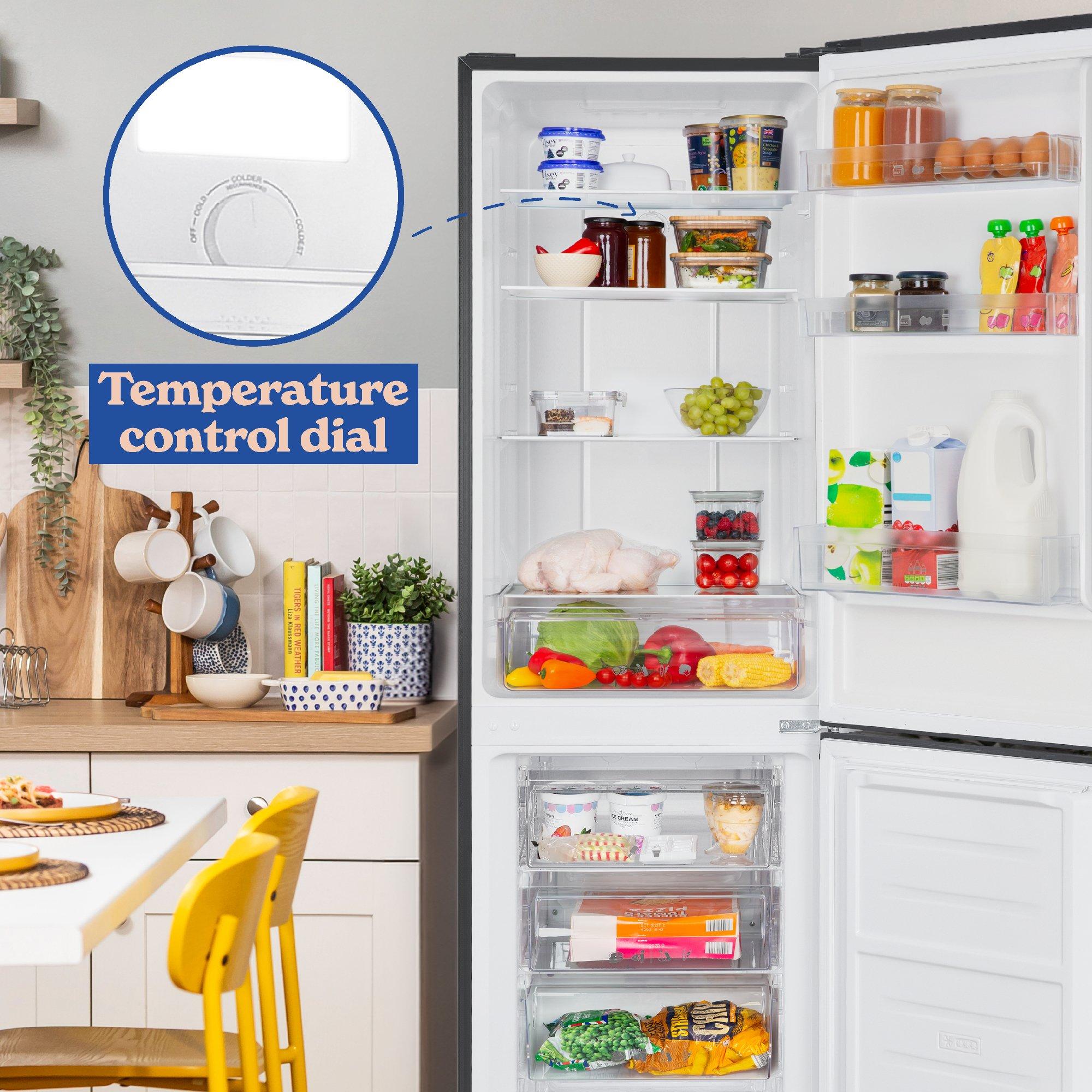 Black Steel - Russell Hobbs - RH181TNF552E2DI 247L Total No Frost Fridge Freezer - 7