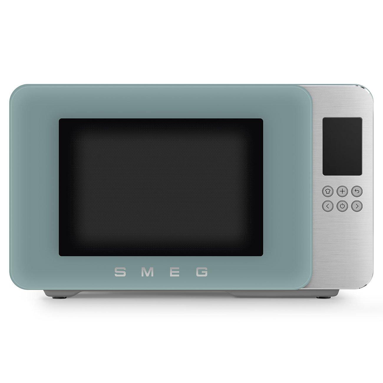 Emerald Green - Smeg - Smeg Microwave with Grill 29L 18 Pre-sets - 1