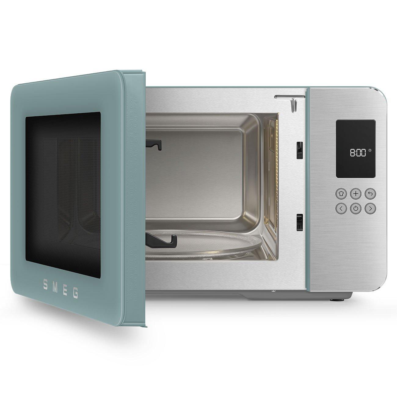 Emerald Green - Smeg - Smeg Microwave with Grill 29L 18 Pre-sets - 2