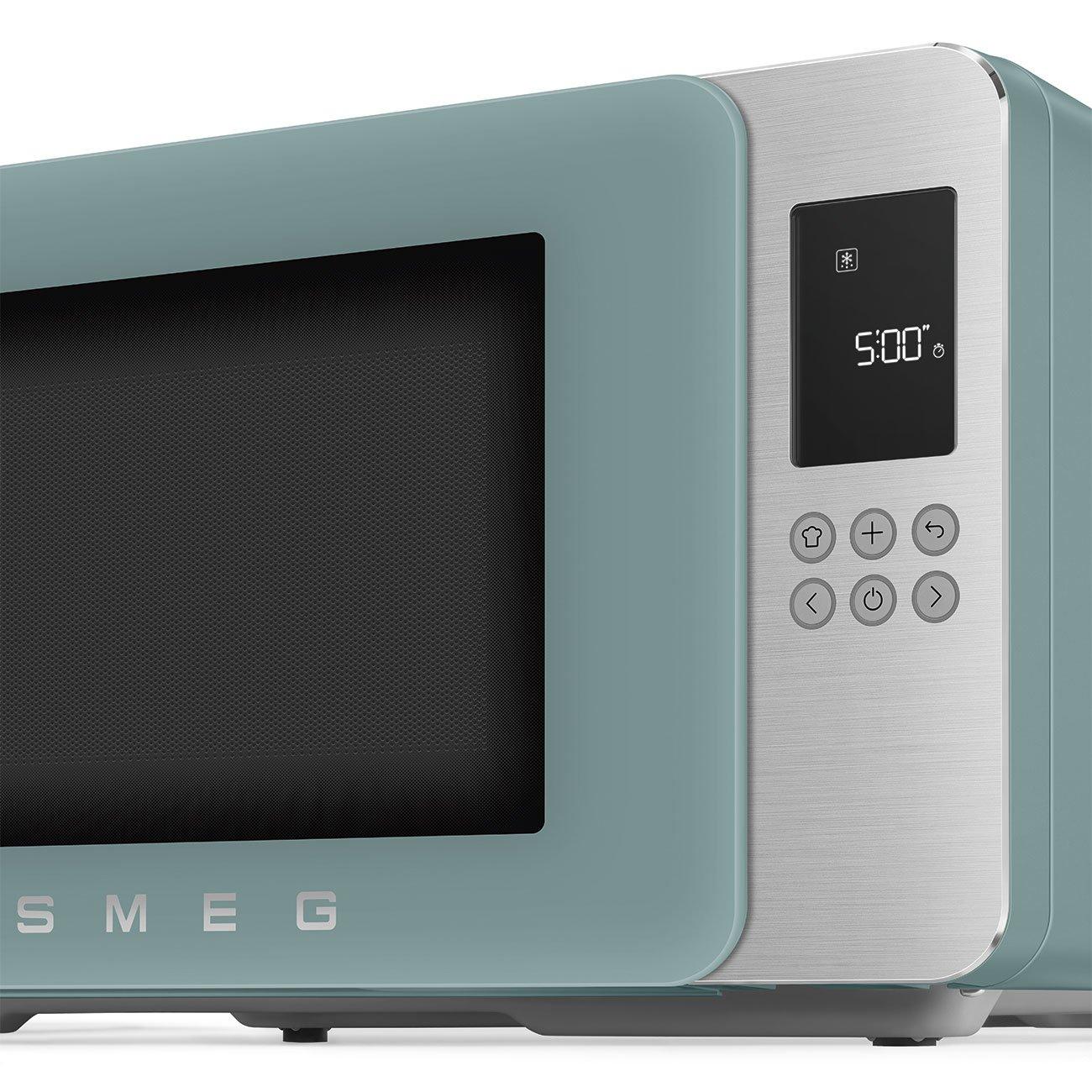 Emerald Green - Smeg - Smeg Microwave with Grill 29L 18 Pre-sets - 3