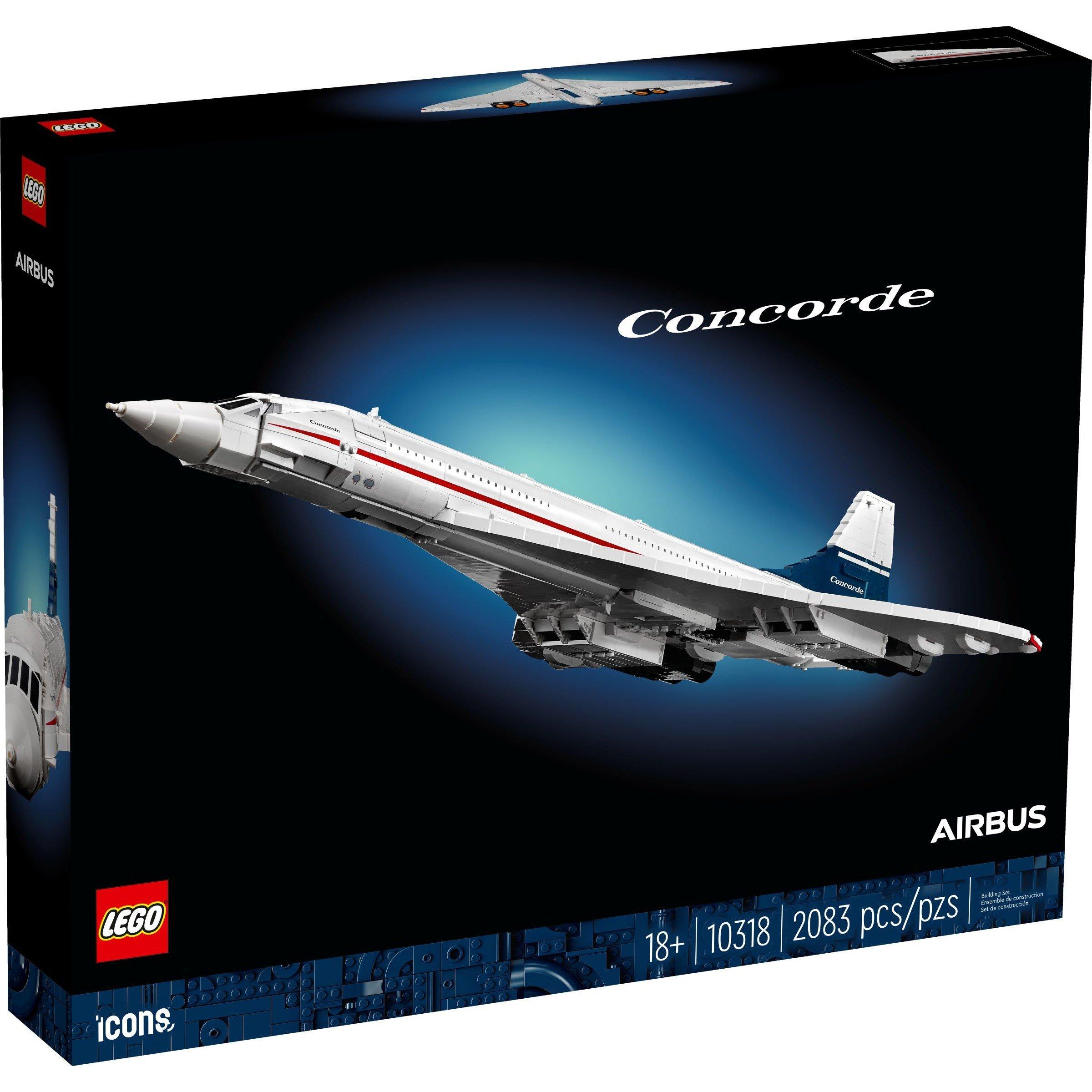 LEGO LEGO 10318 Icons Concorde Iconic Model Plane Set Lego