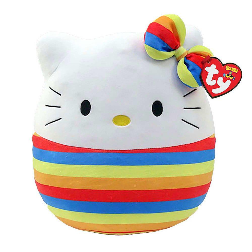 Merchandise - Hello Kitty - Squish-A-Boo 14 inch - Hello Kitty (Rainbow)