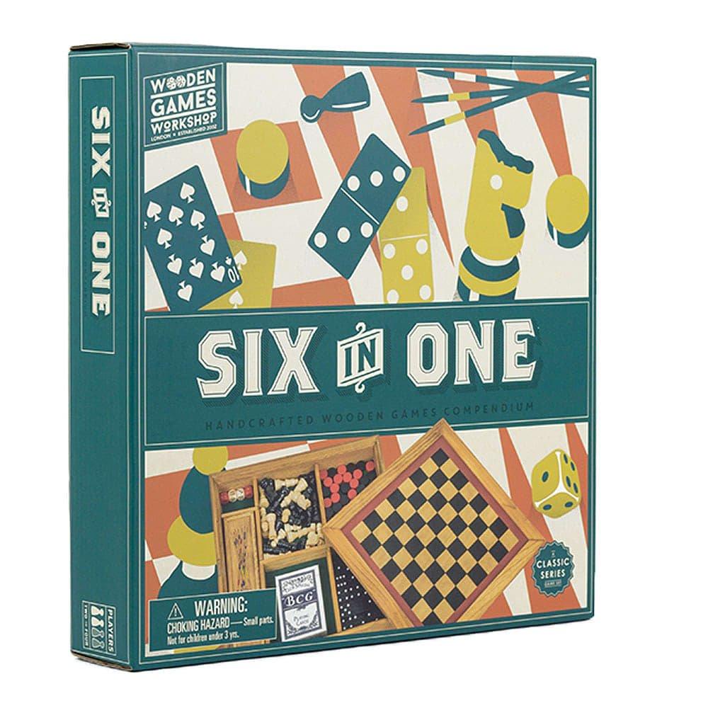 Professor Puzzle  Wooden Games Workshop - Six In One - Merchandise