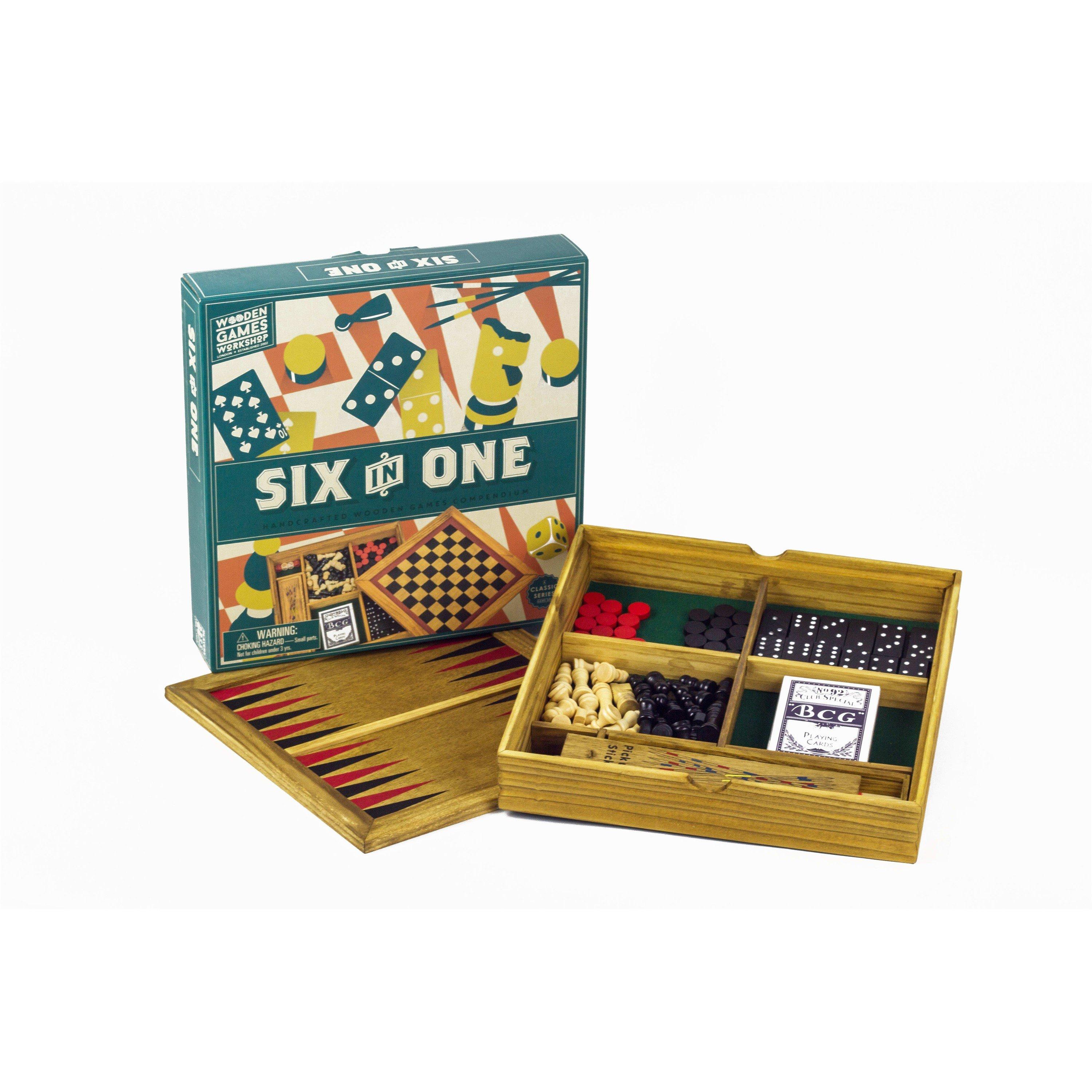 Merchandise - Professor Puzzle - Wooden Games Workshop - Six in One - 4