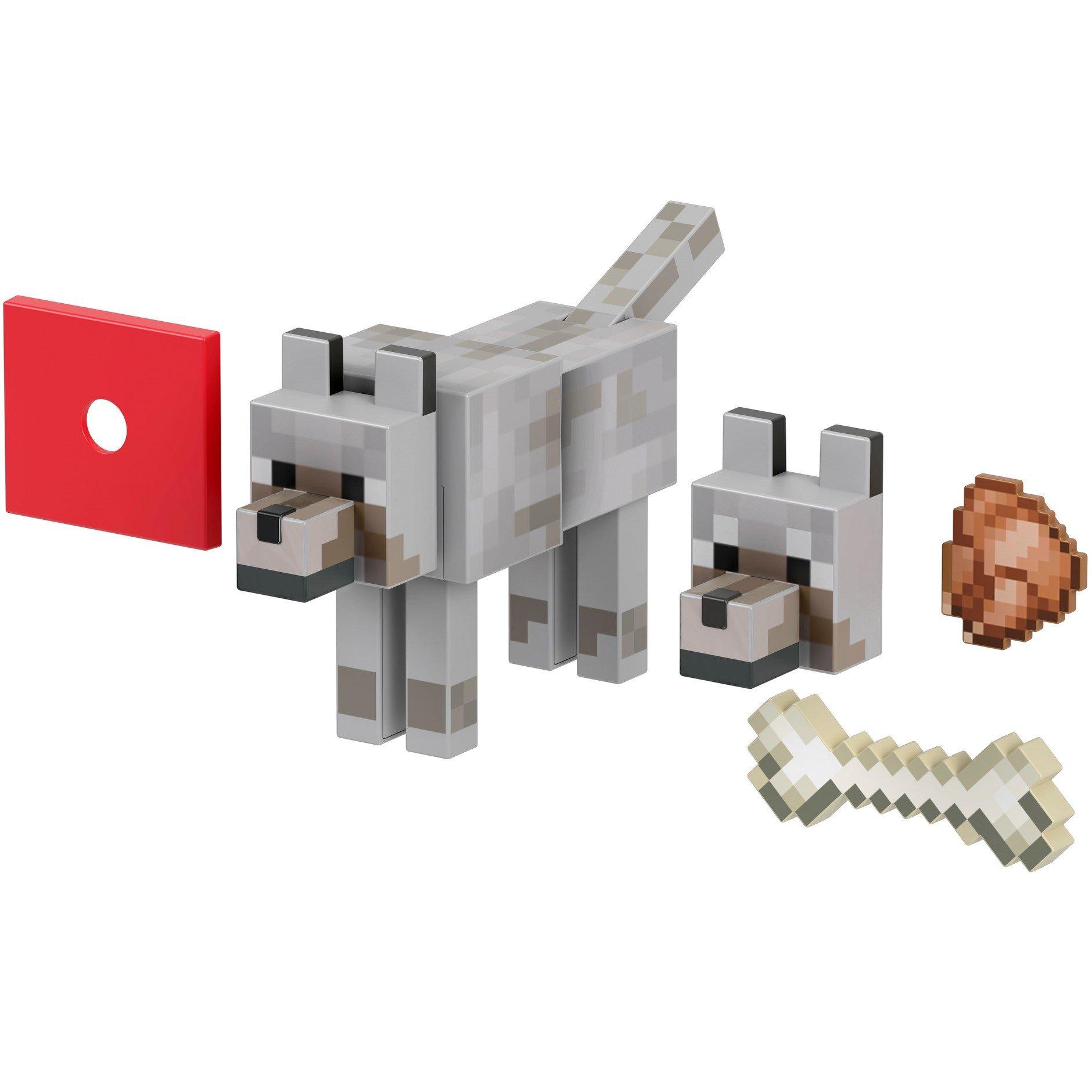 Multi Format An - Minecraft - Diamond Wolf Action Figure With Accessories - 2