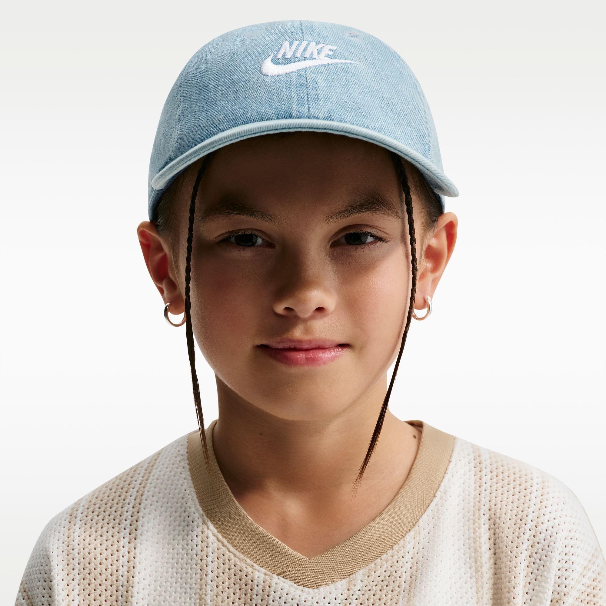 Aegean/White - Nike - Club Baseball Cap - 4