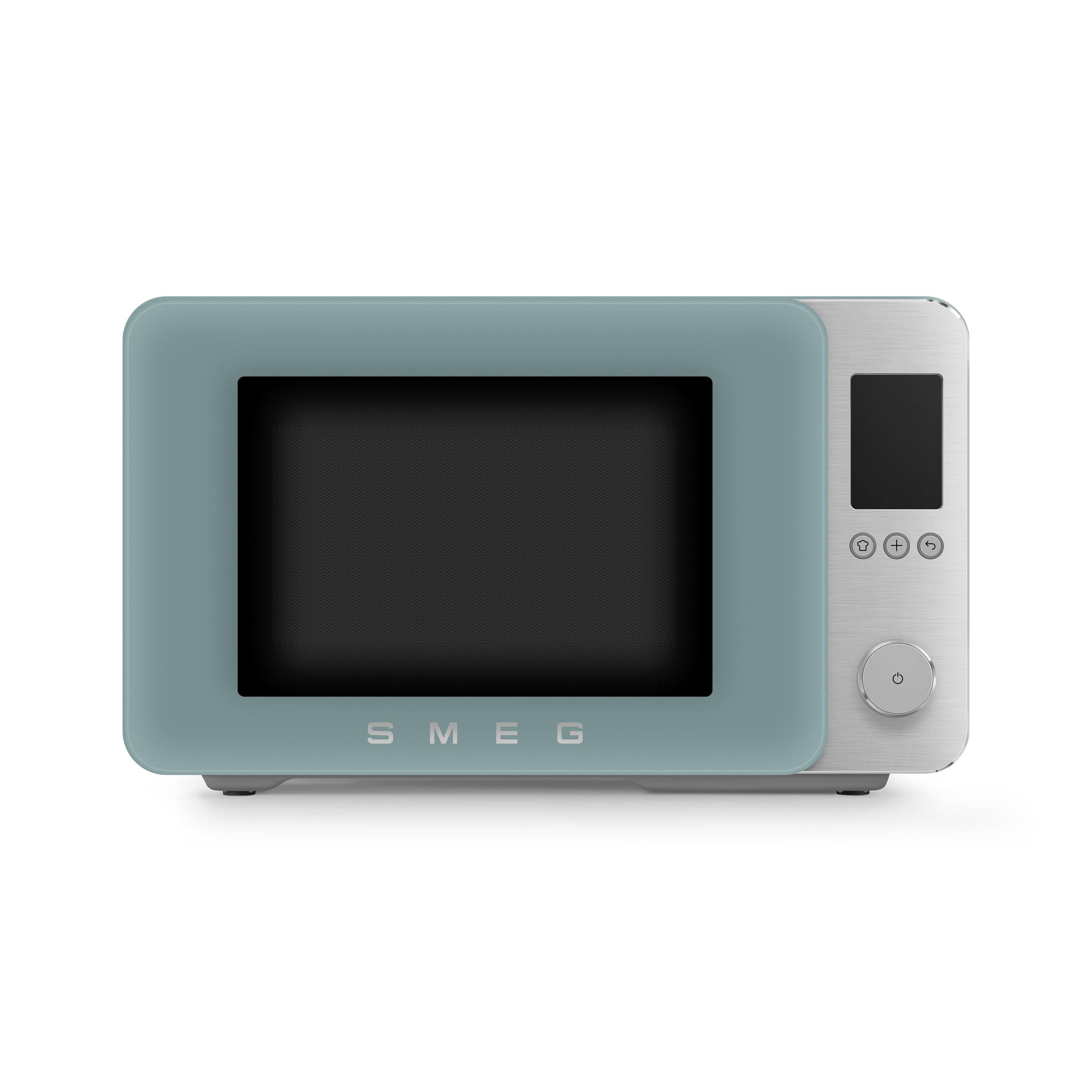 Emerald Green - Smeg - Smeg 4-in-1 Microwave with Oven Air Fry & Grill - 1