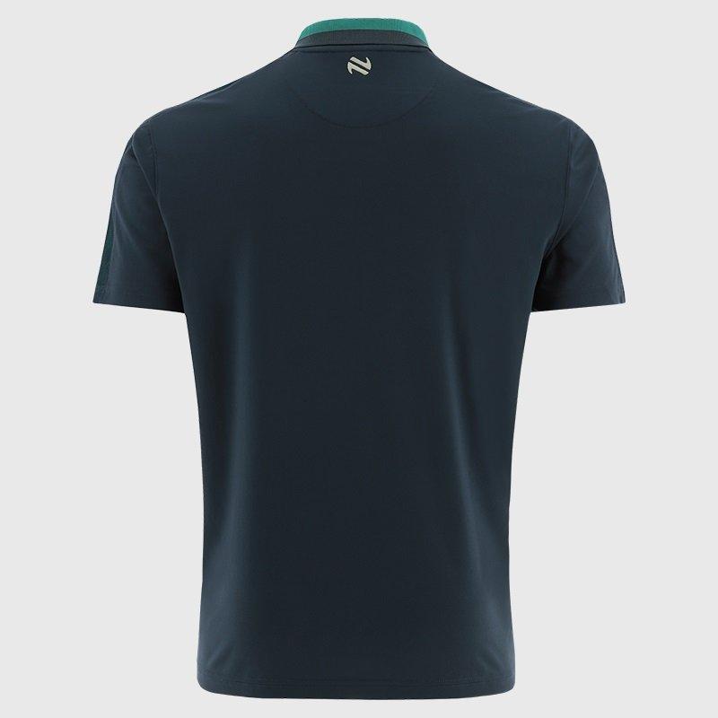 Navy/Teal/Mead - ONeills - Kerry Nepal Short Sleeve Performance Polo Senior - 2