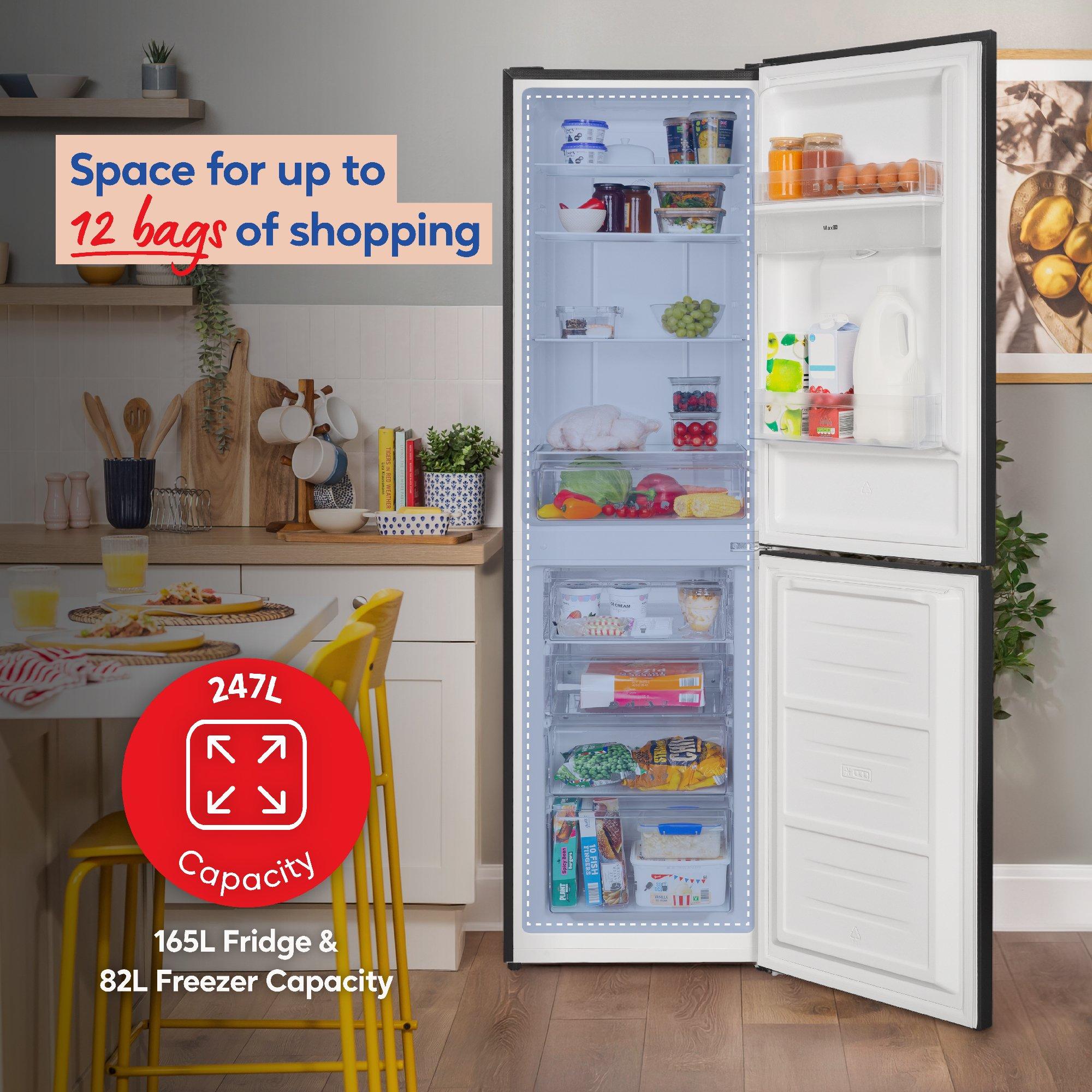 Black Steel - Russell Hobbs - RH181TNF552E2DIWD Fridge Freezer + Water Dispenser - 2