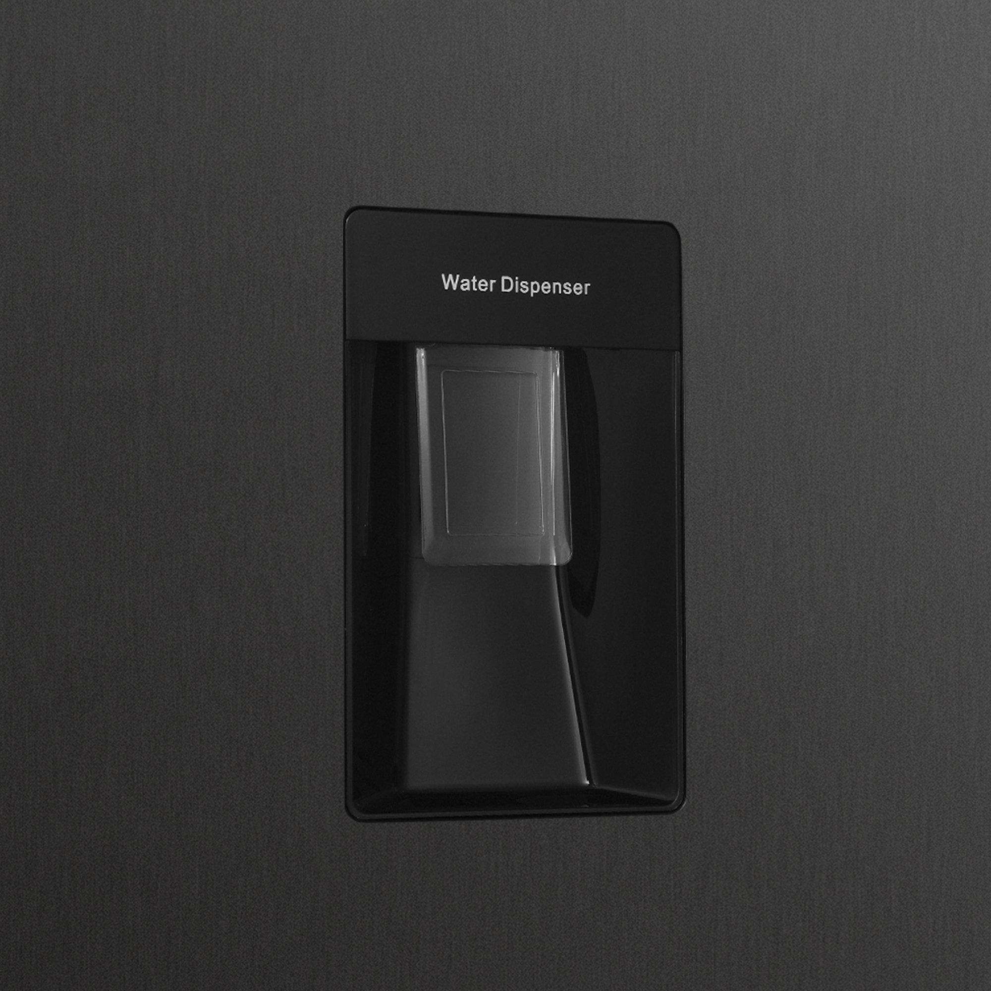Black Steel - Russell Hobbs - RH181TNF552E2DIWD Fridge Freezer + Water Dispenser - 13