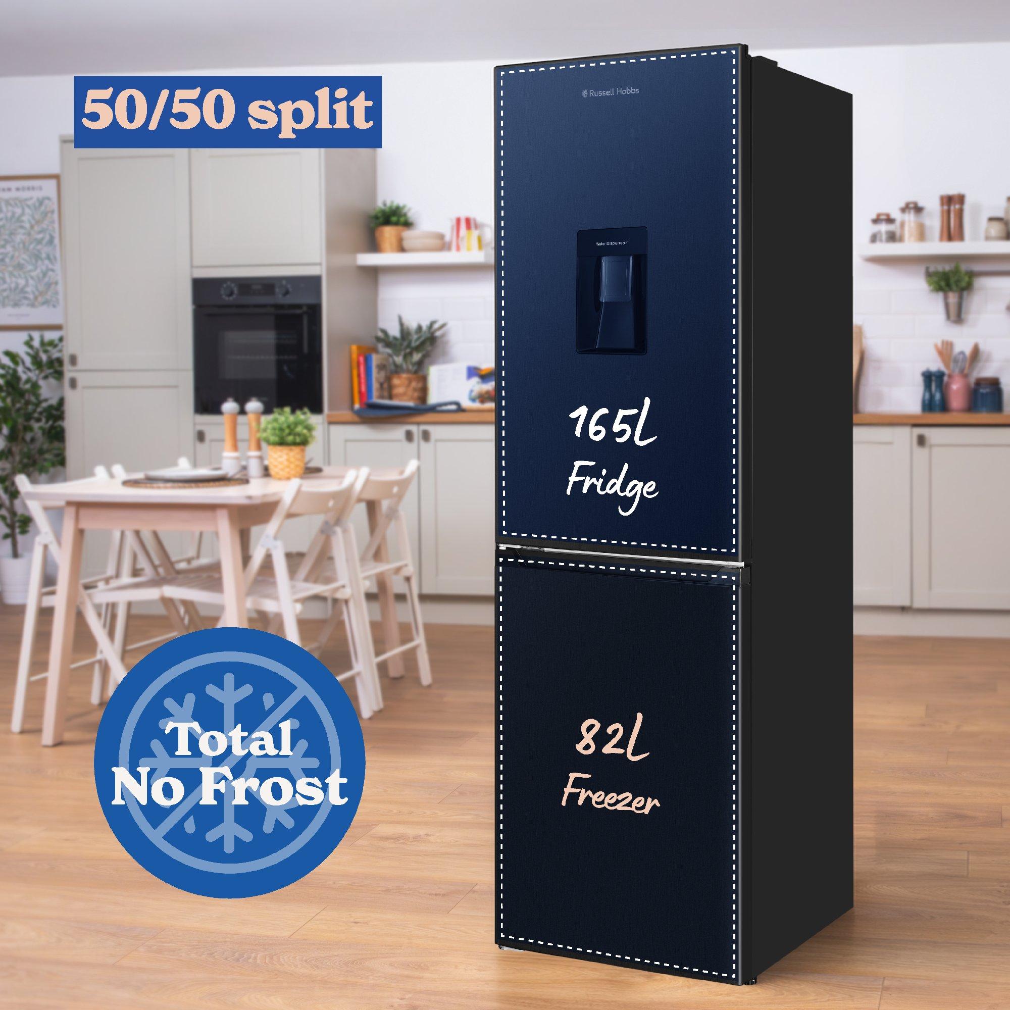 Black Steel - Russell Hobbs - RH181TNF552E2DIWD Fridge Freezer + Water Dispenser - 3