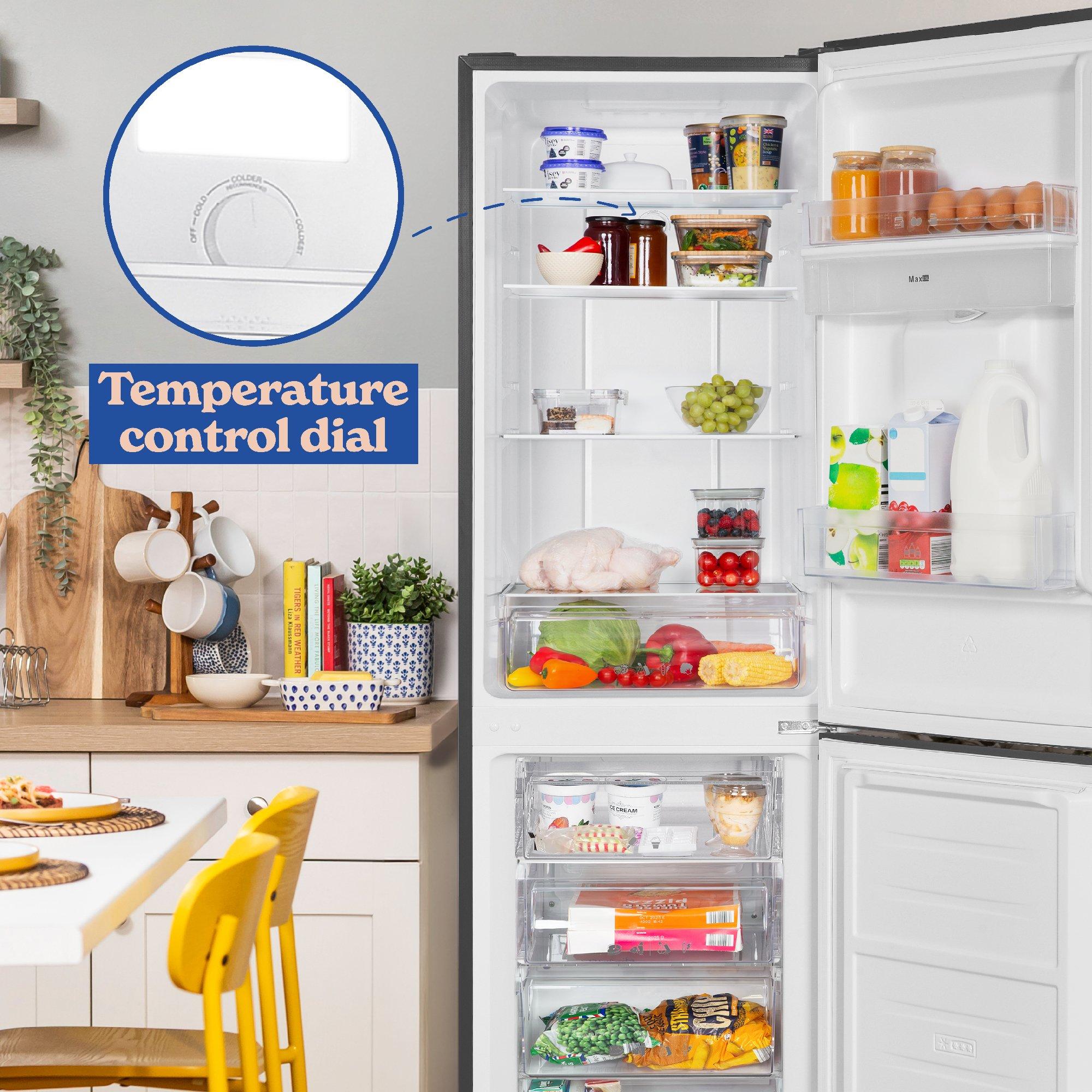 Black Steel - Russell Hobbs - RH181TNF552E2DIWD Fridge Freezer + Water Dispenser - 7