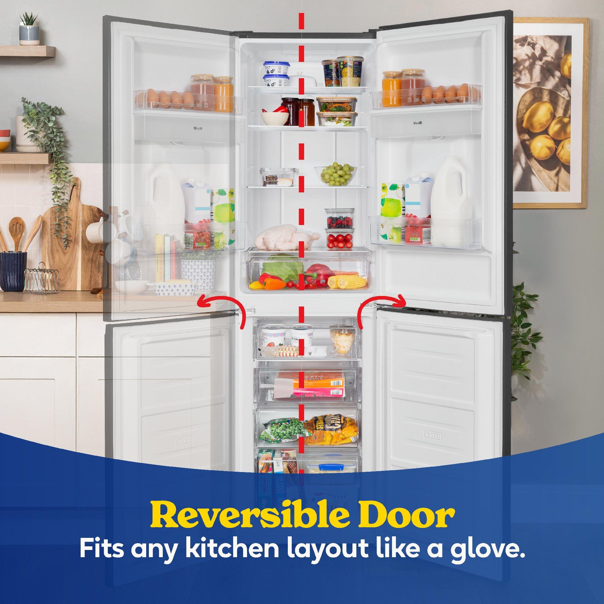 Black Steel - Russell Hobbs - RH181TNF552E2DIWD Fridge Freezer + Water Dispenser - 8