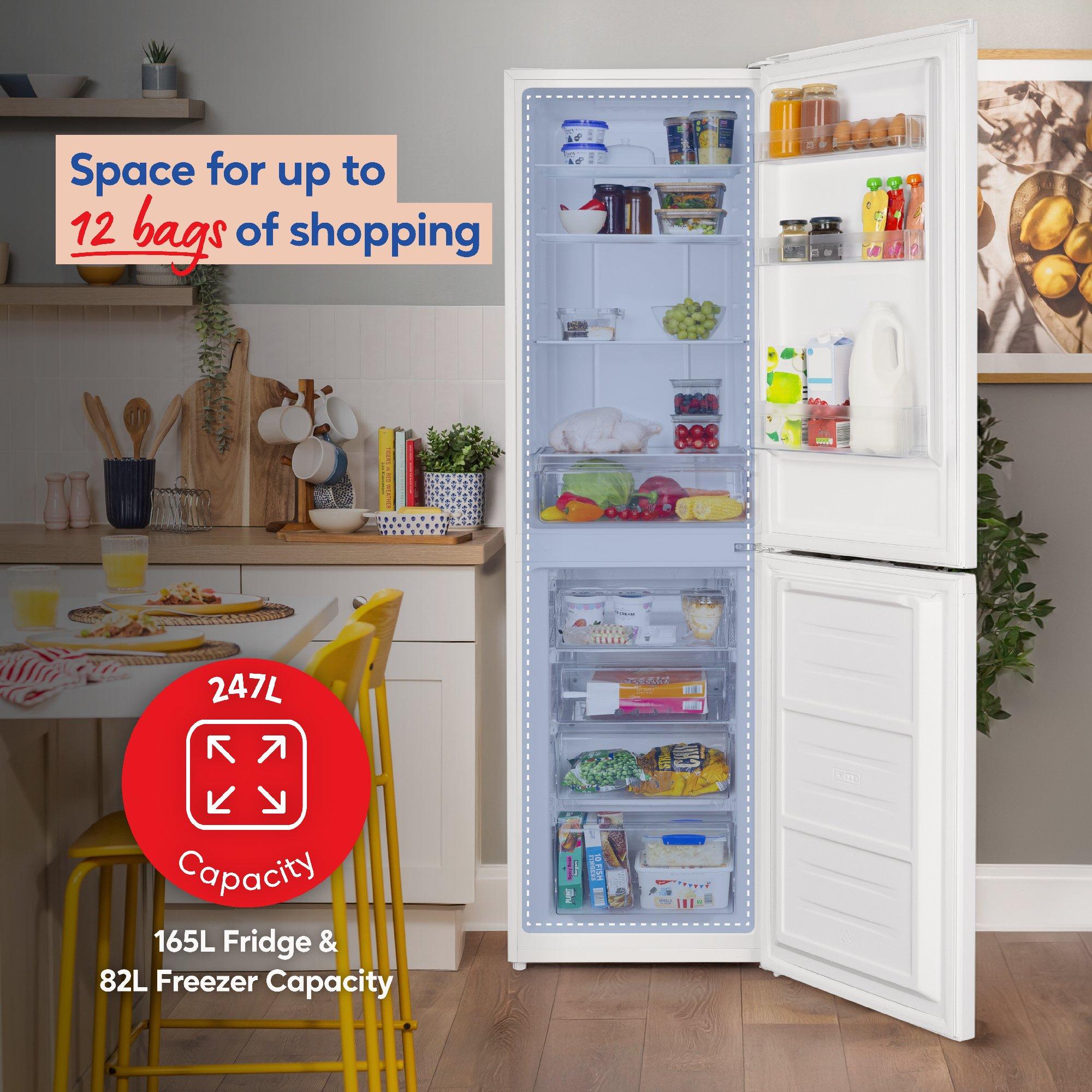 White - Russell Hobbs - RH181TNF552E2W 247L 50/50 Fridge Freezer - 2