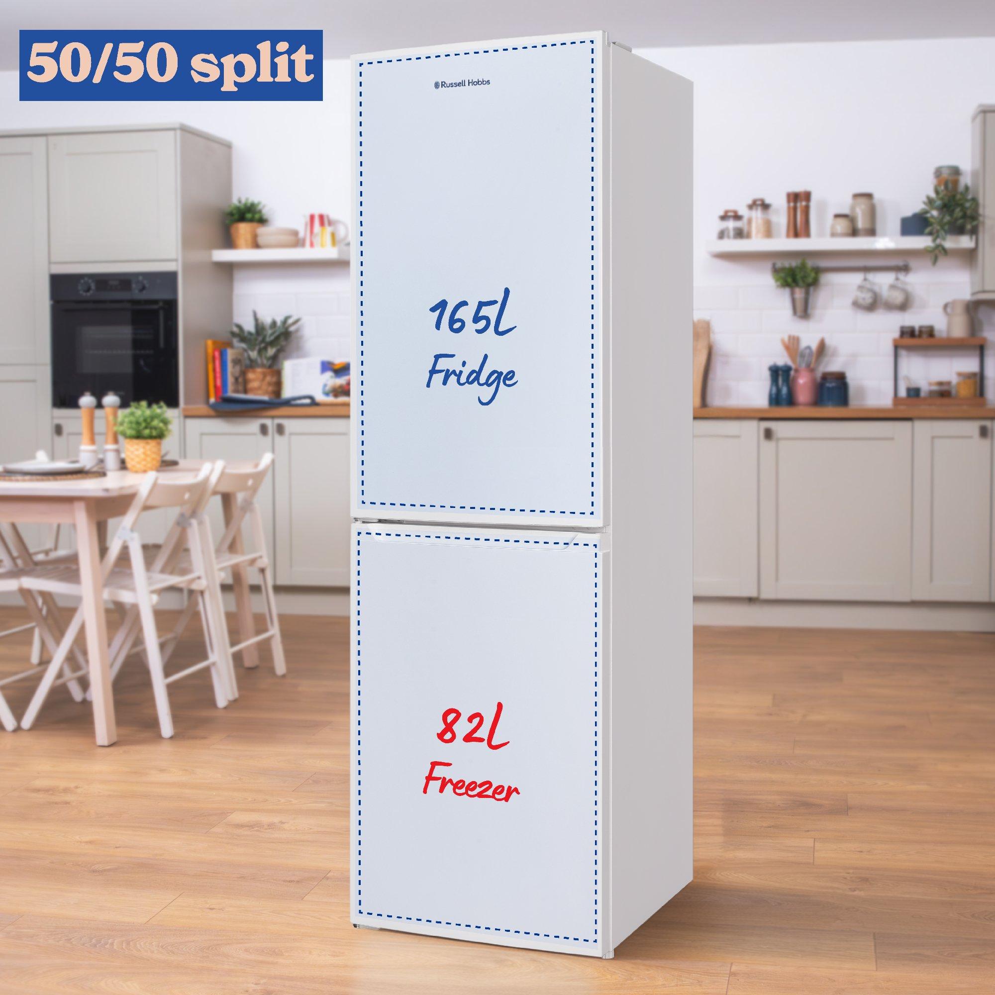 White - Russell Hobbs - RH181TNF552E2W 247L 50/50 Fridge Freezer - 3