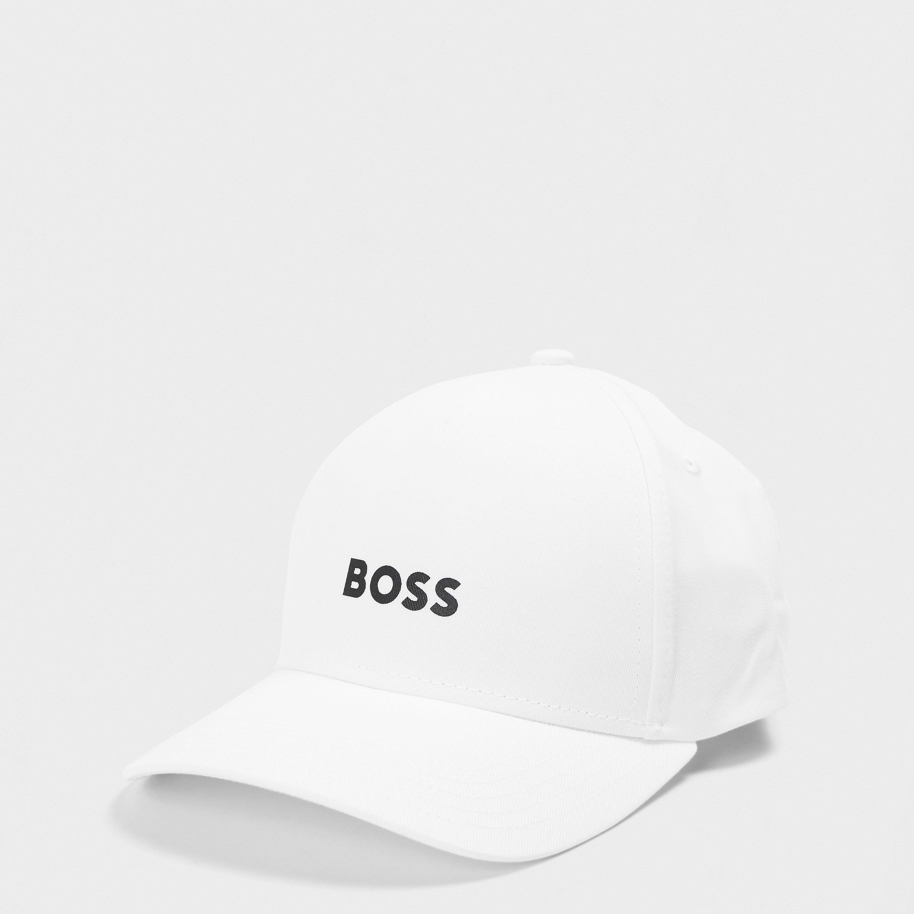Boss Men's Baseball Cap With Embroidered Logo (Seth) - White 100