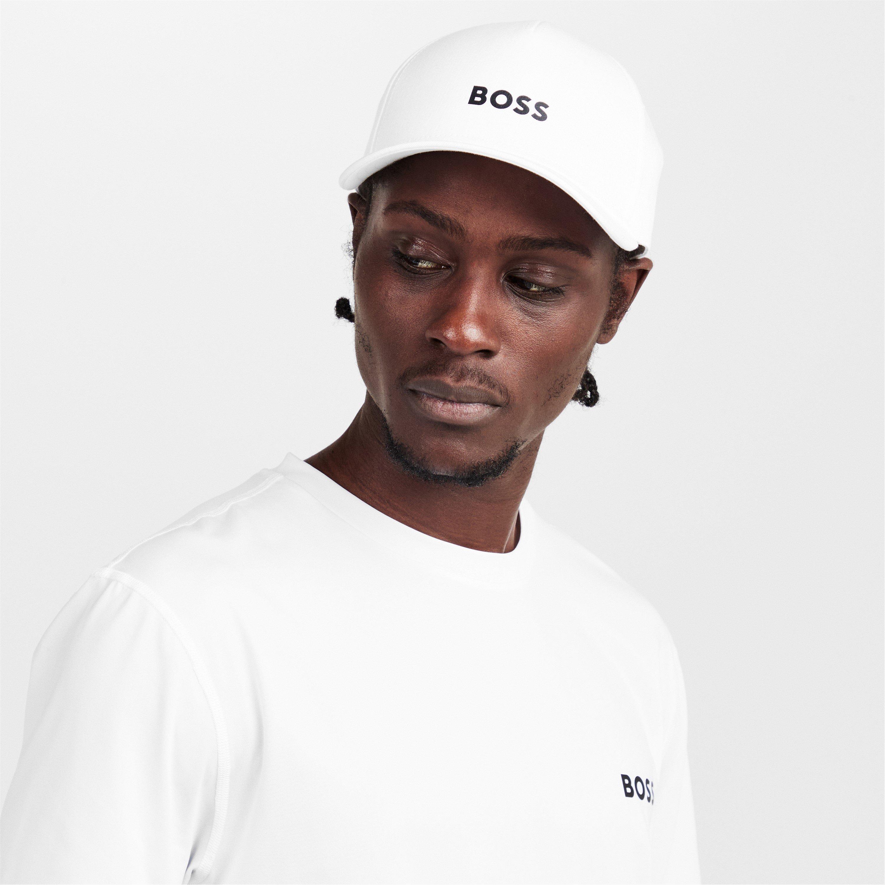 White 100 - Boss - Mens BOSS Baseball Cap with Embroidered Logo (Seth) - 3
