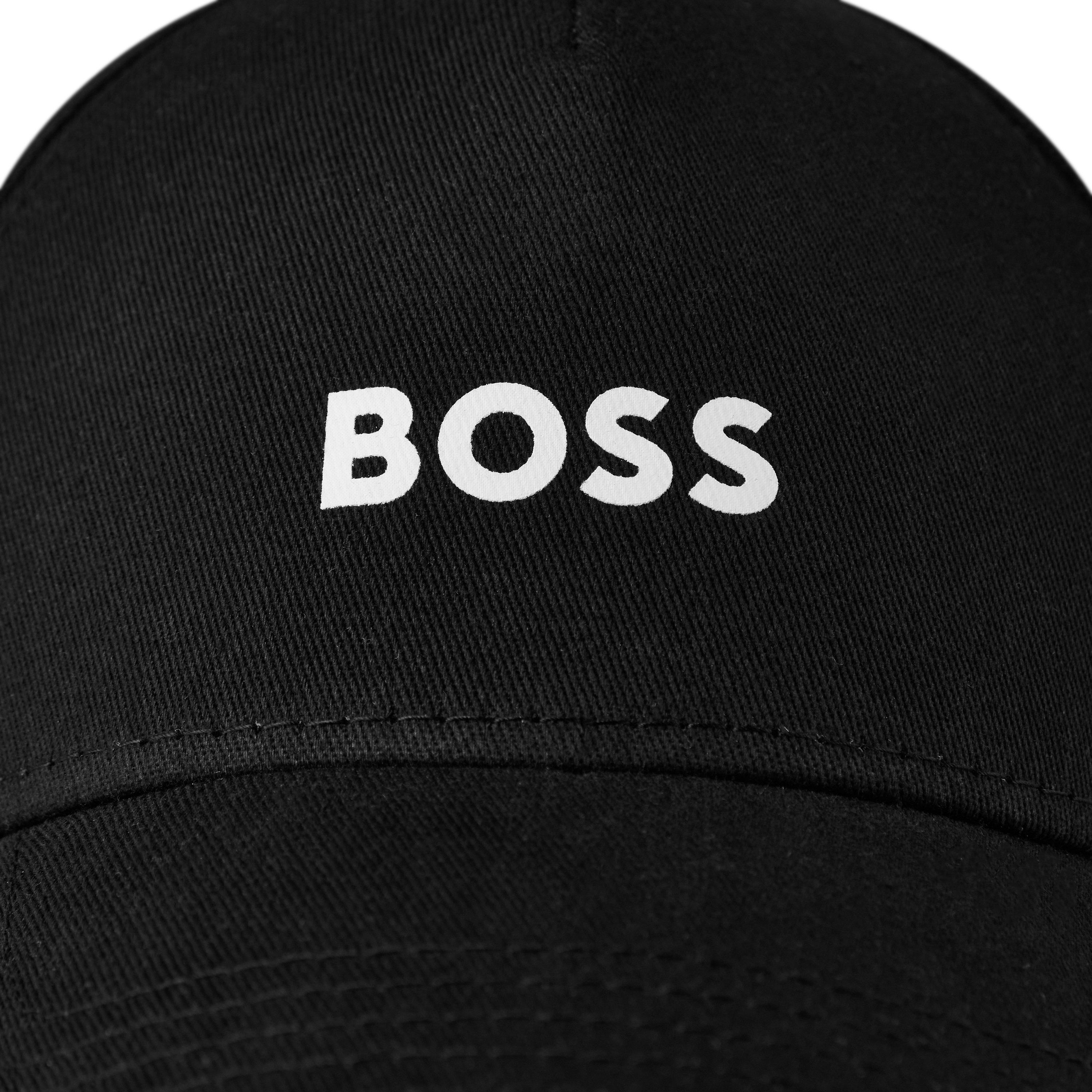 Black 001 - Boss - Men's Seth Cap, Embroidered Logo - 5
