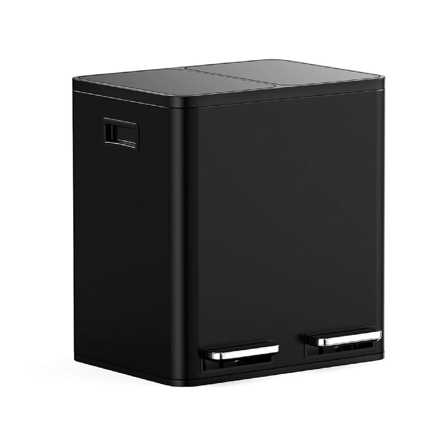 Vonhaus  Double Bin - 30L - Black