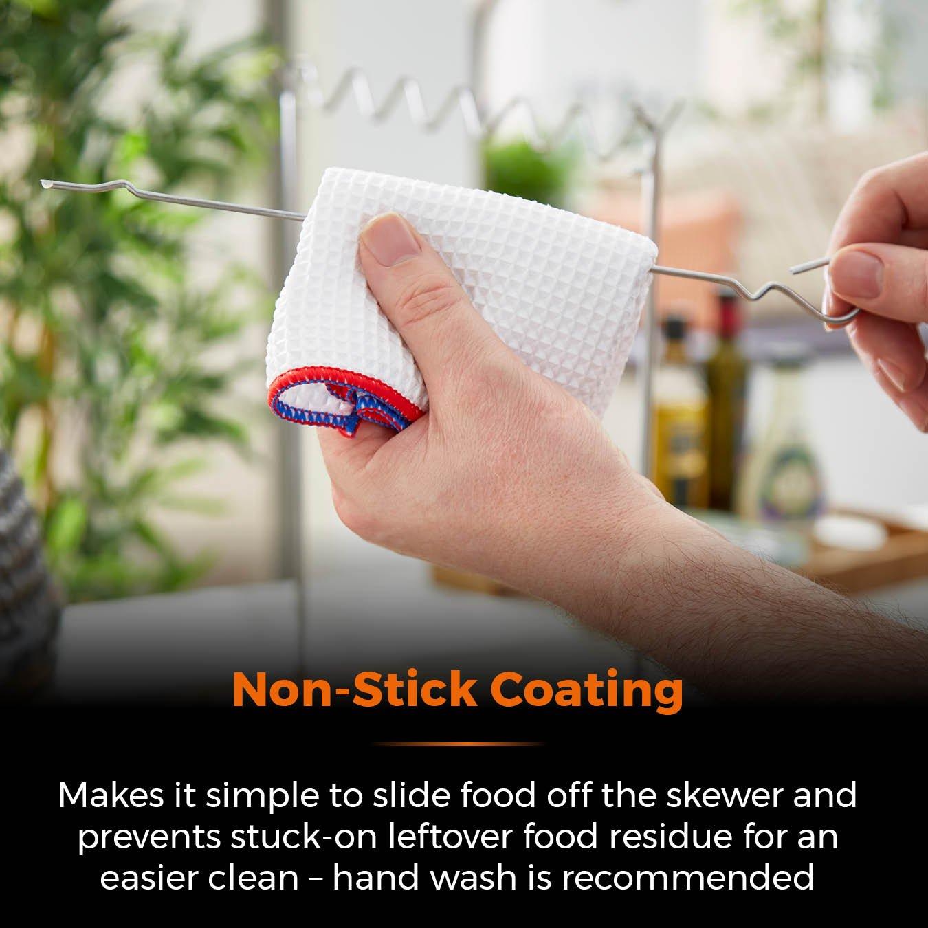 Stainless Steel - Tower - Hanging Skewer Set with Stand - 5