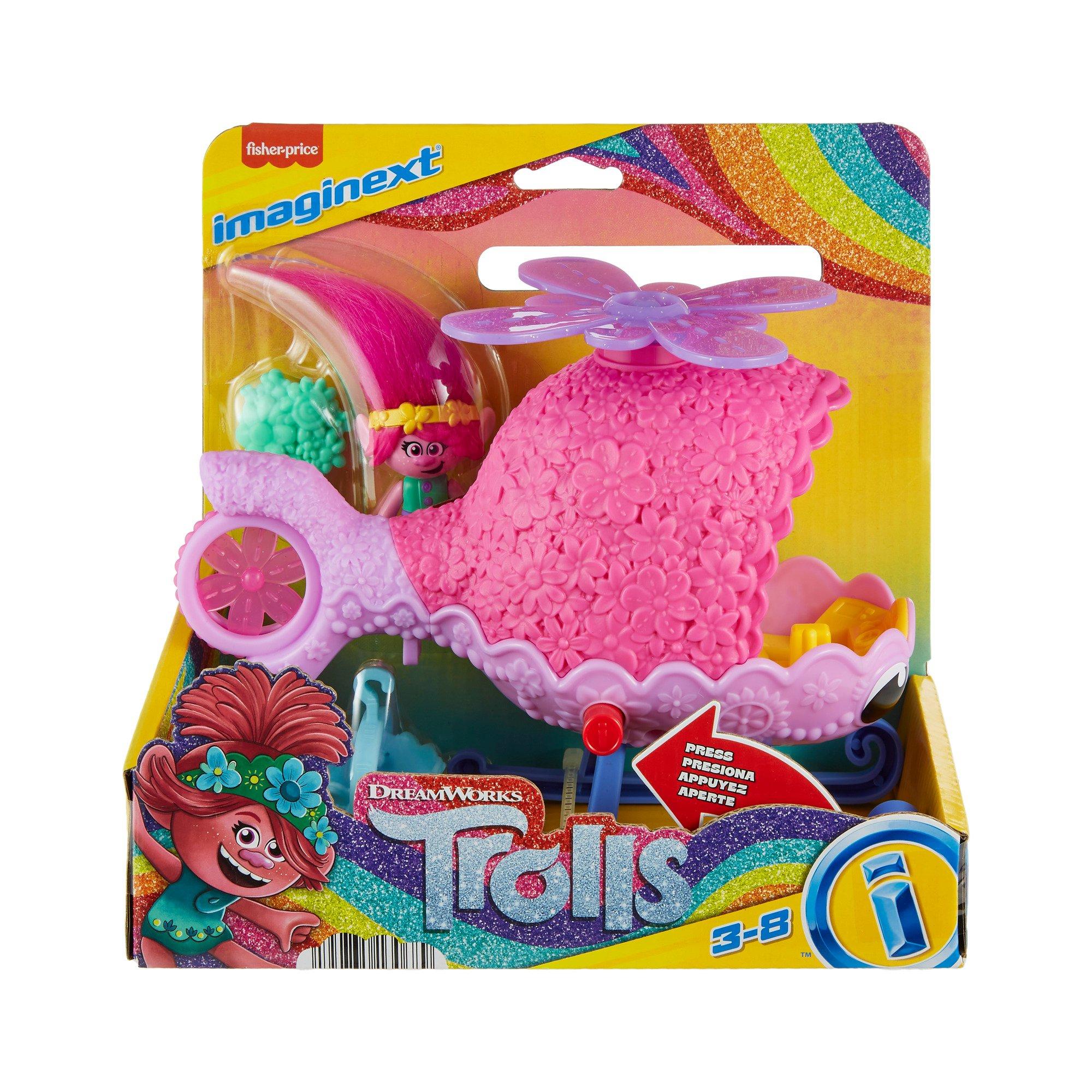 Multi Format An - Fisher Price - Imaginext Trolls Poppy'S Copter - 1