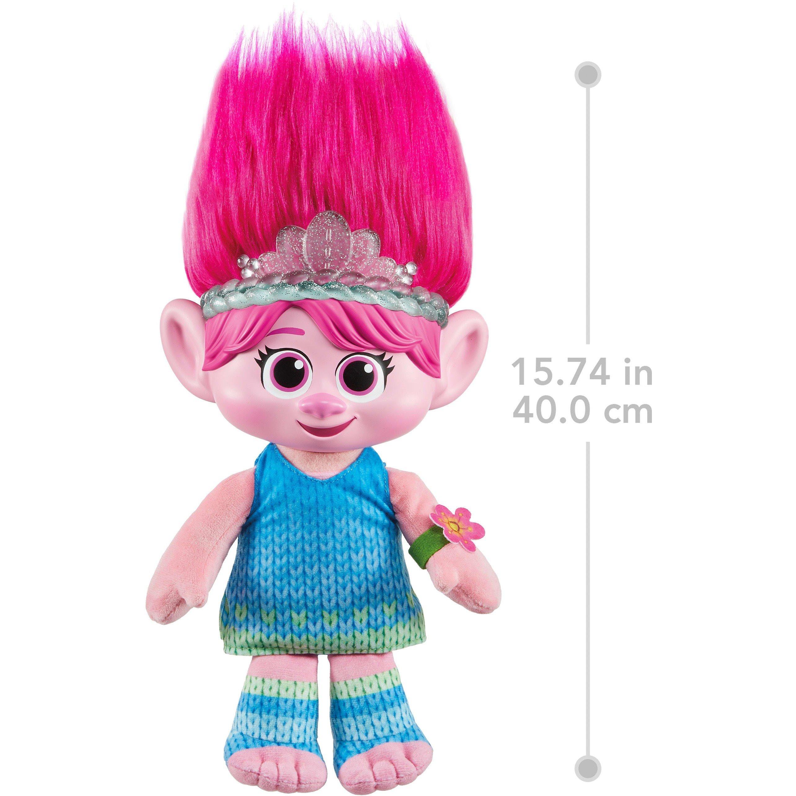 Multi Format An - Trolls - Hair Pops Surprise Poppy Feature Plush - 5