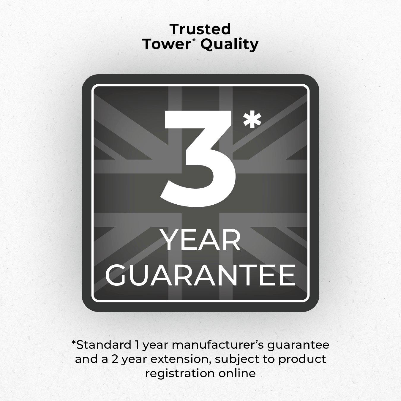 Grey - Tower - Solitaire2 Slice Toaster Grey Chrome Accents - 9