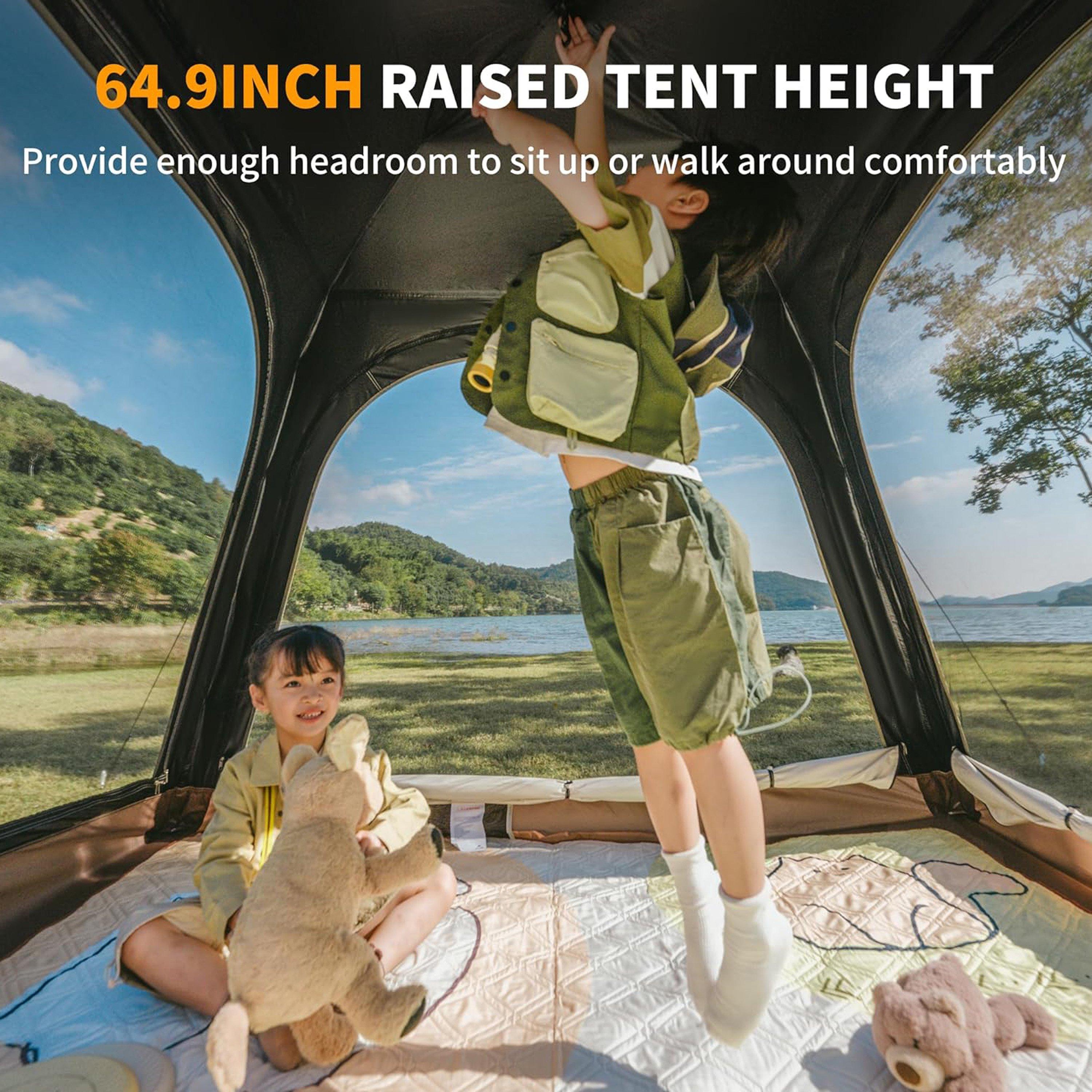 Brown - Naturehike - Naturehike - Ango Automatic 3 Person Tent - 4