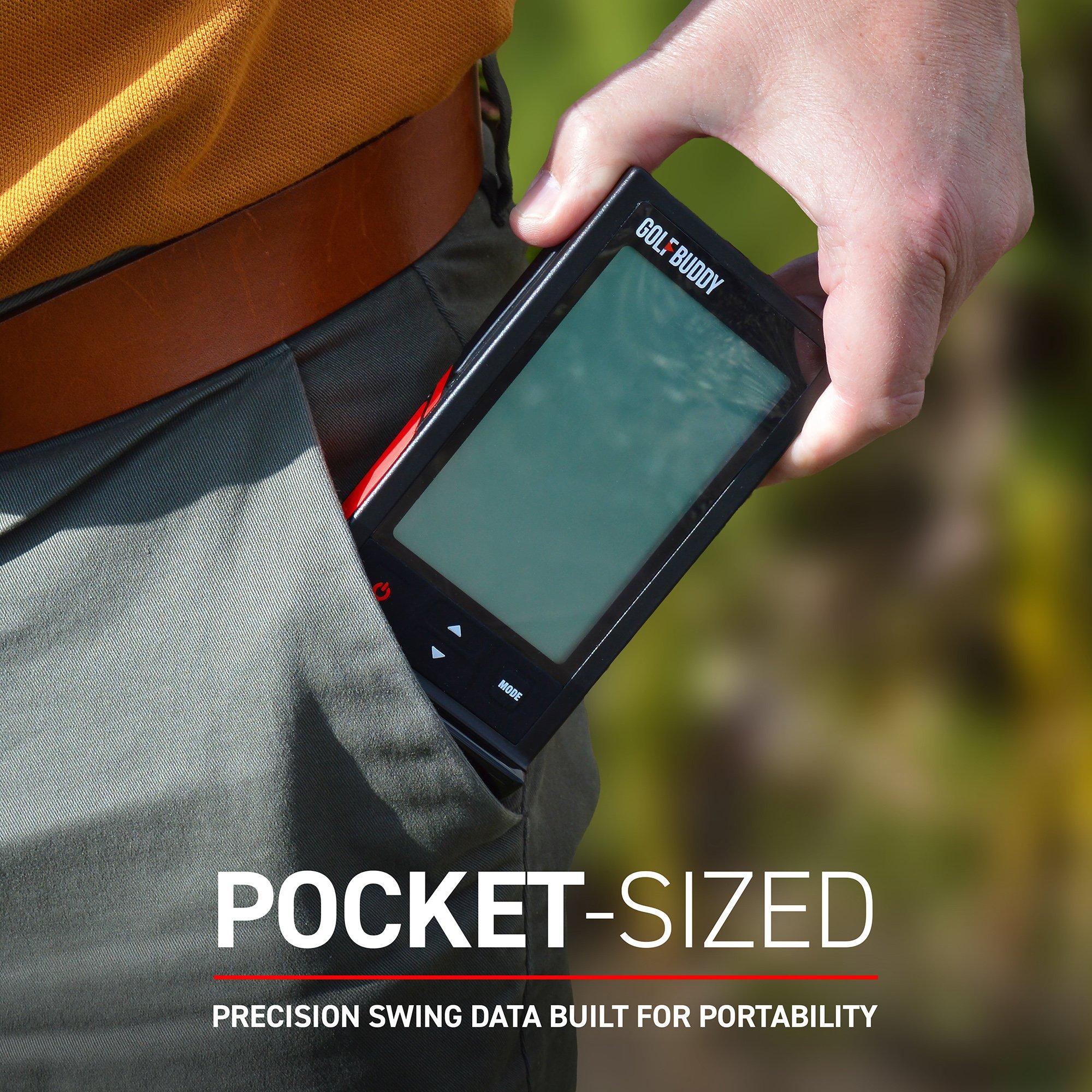 Black - GolfBuddy - Golfbuddy Shot Mate Launch Monitor - 6