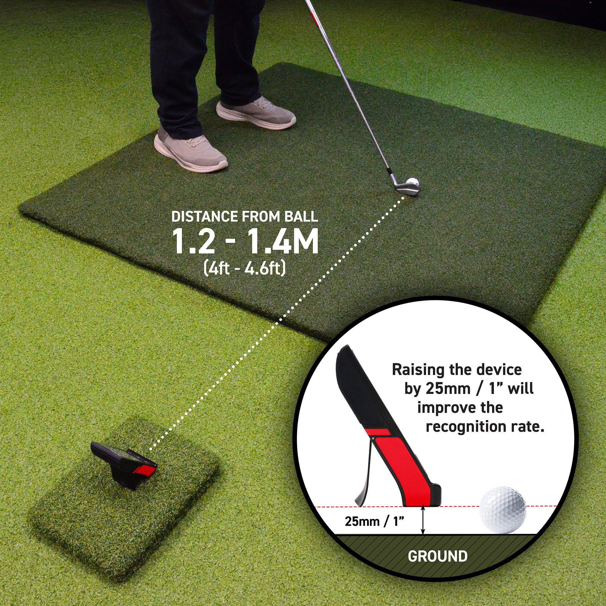 Black - GolfBuddy - Golfbuddy Shot Mate Launch Monitor - 8